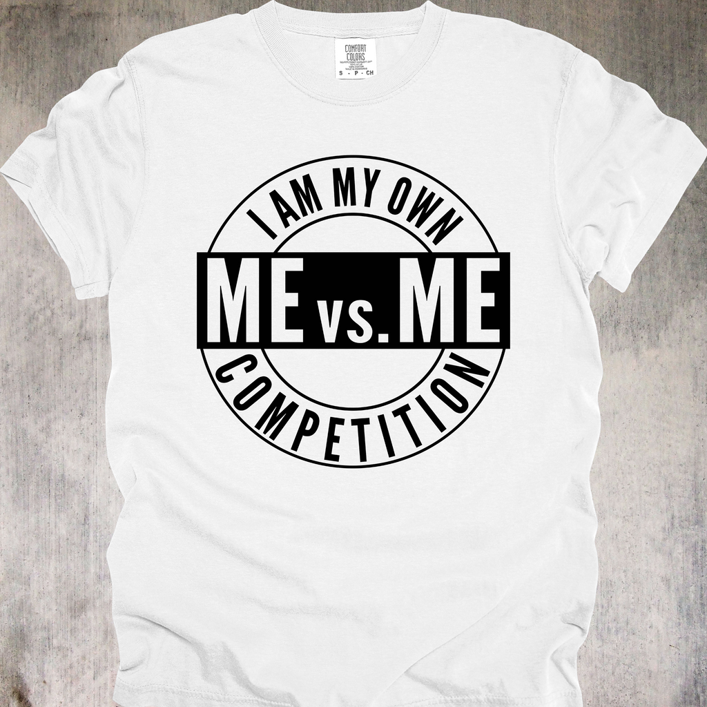 'I Am My Own Me vs. Me Competition' - Unisex T-Shirt - Main Character Energy: Internal Fight Club Edition