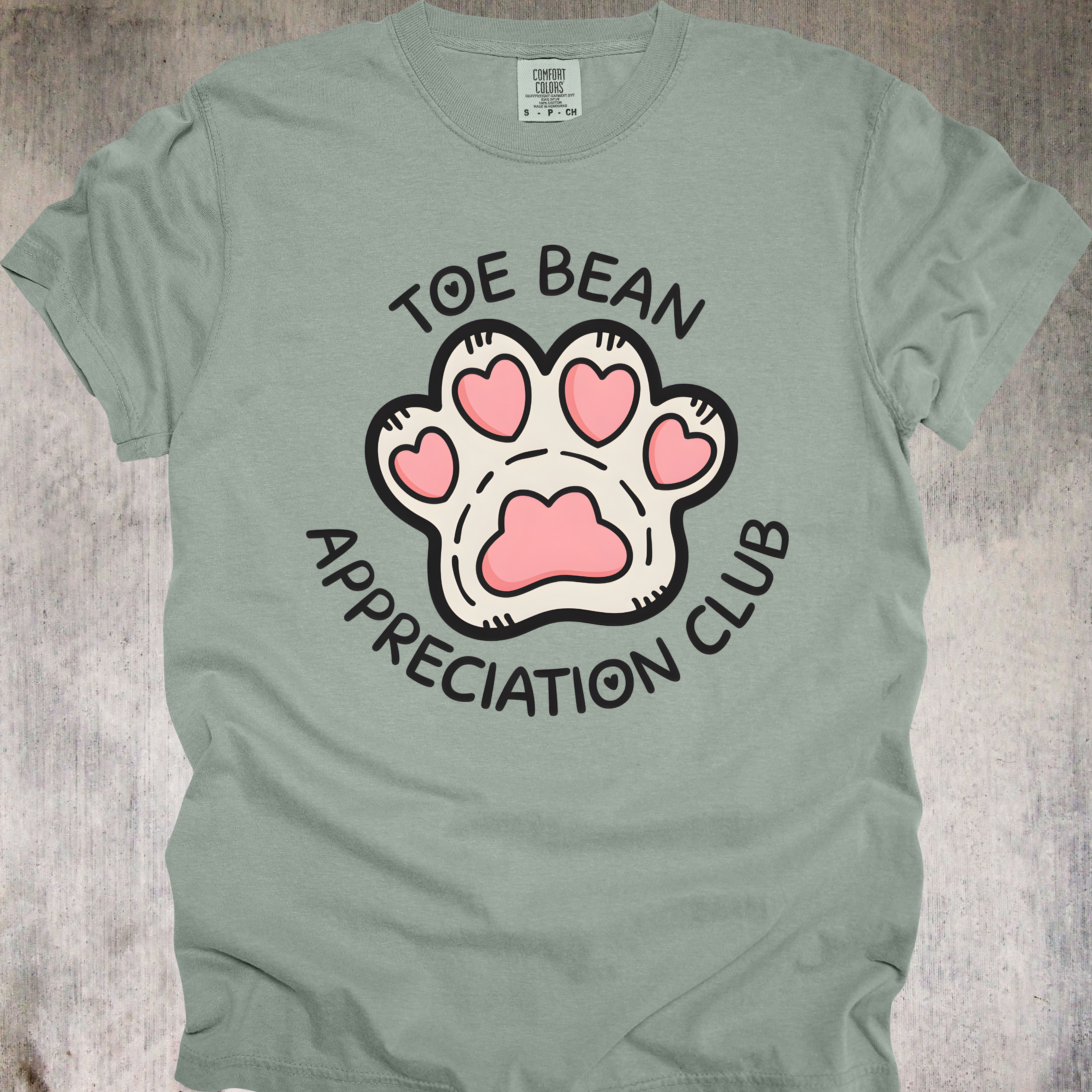 'TOE BEAN APPRECIATION CLUB' - Unisex T-Shirt - Wear Your Support For All The Squishy Little Toes Ever