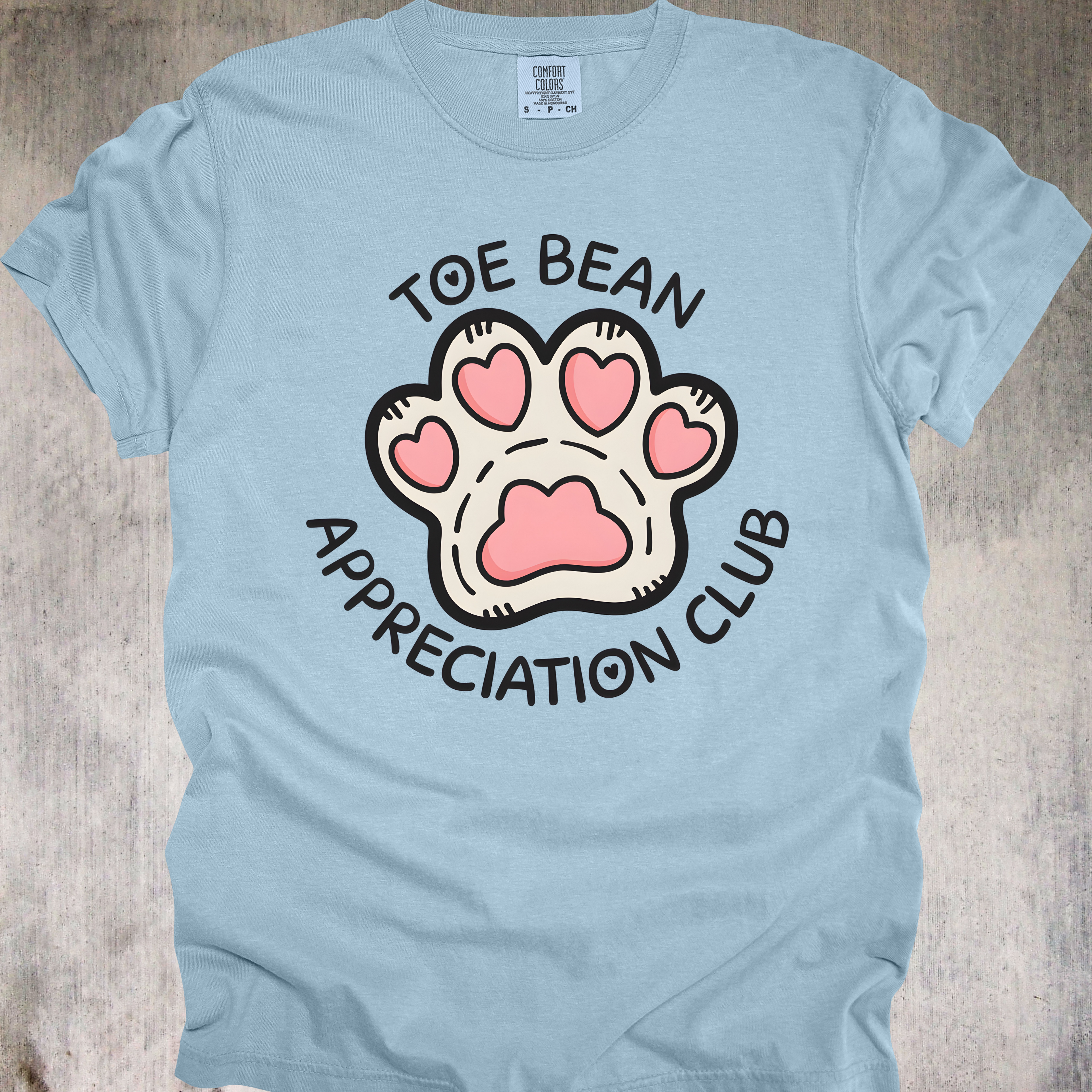 'TOE BEAN APPRECIATION CLUB' - Unisex T-Shirt - Wear Your Support For All The Squishy Little Toes Ever