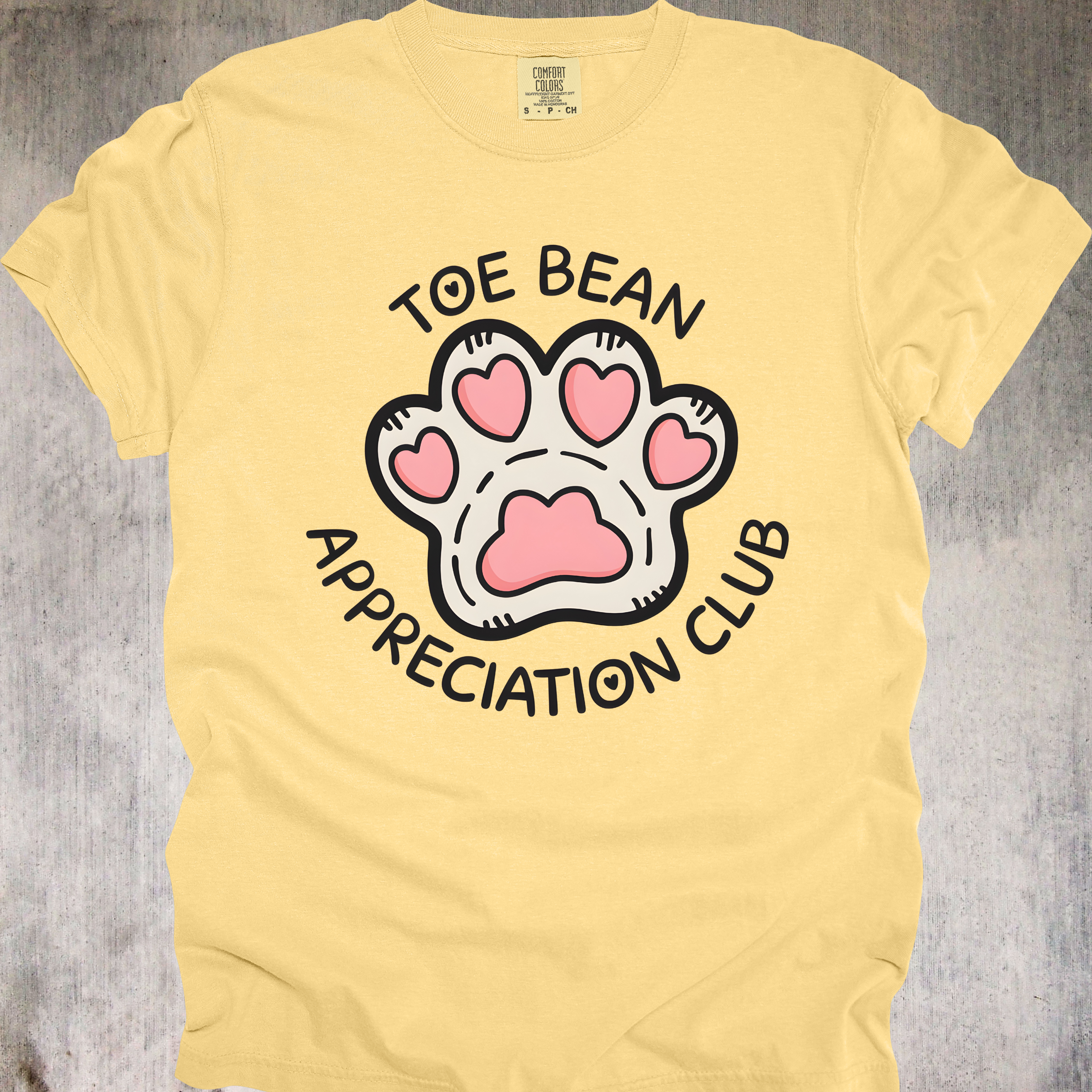 'TOE BEAN APPRECIATION CLUB' - Unisex T-Shirt - Wear Your Support For All The Squishy Little Toes Ever
