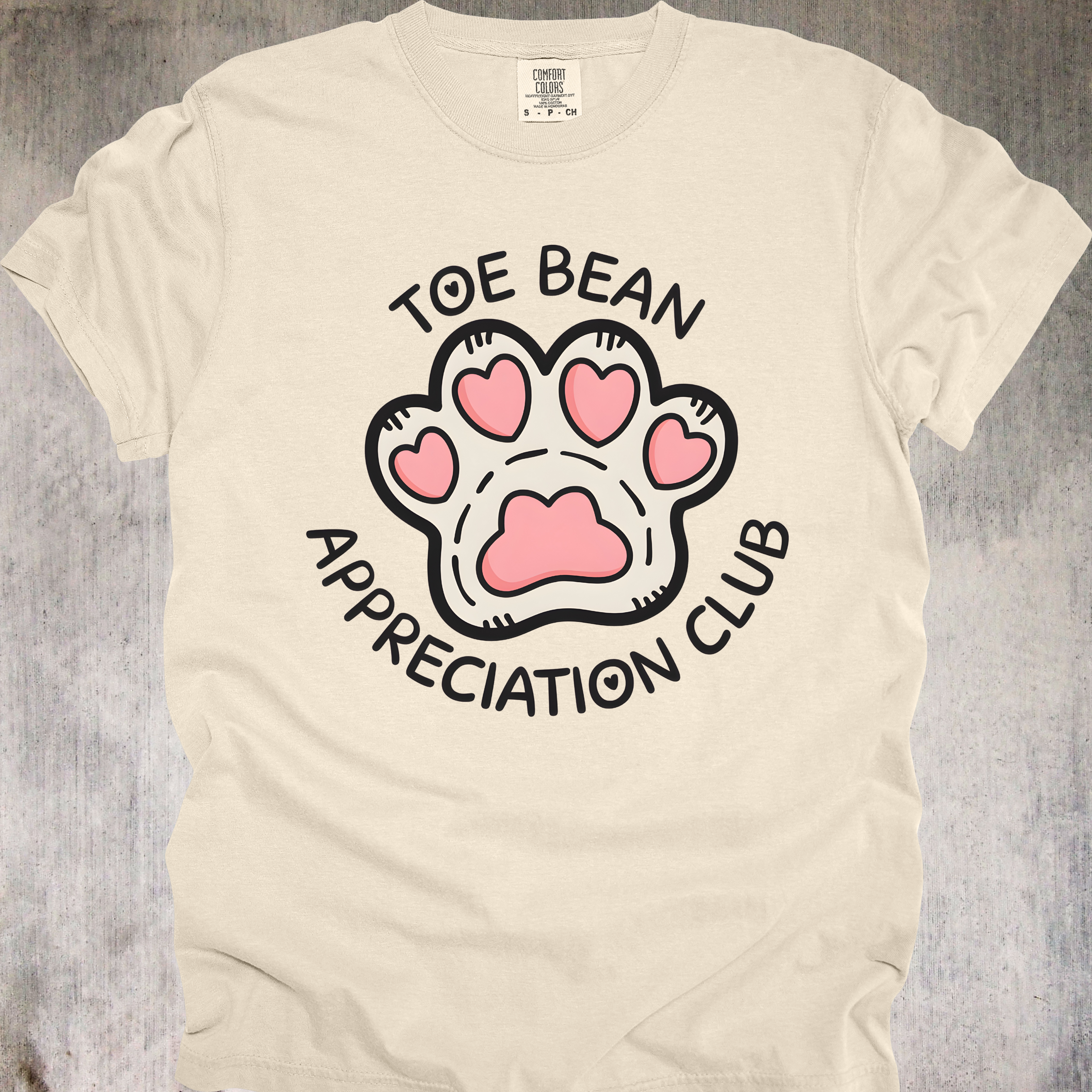 'TOE BEAN APPRECIATION CLUB' - Unisex T-Shirt - Wear Your Support For All The Squishy Little Toes Ever