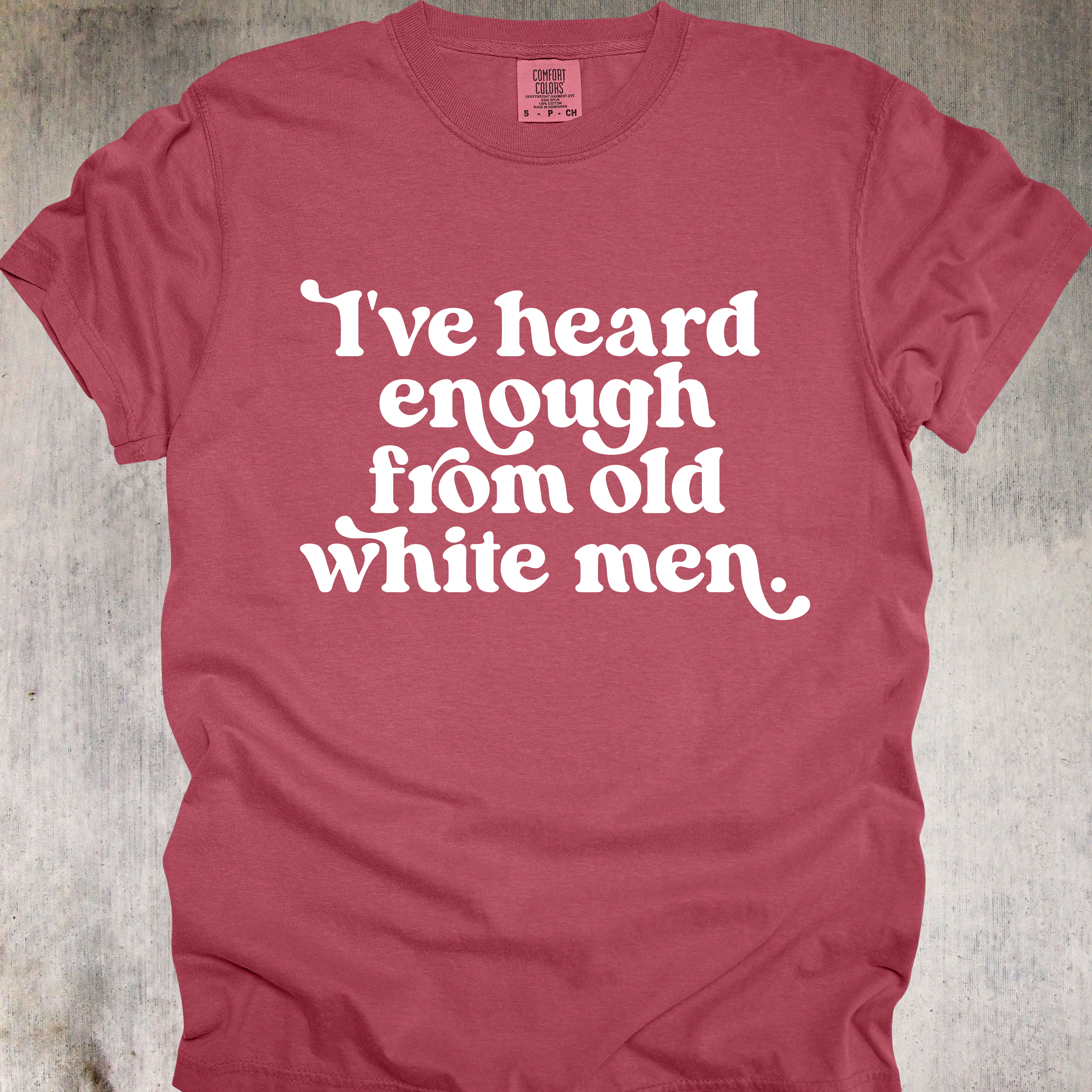 'I've Heard Enough From Old White Men'