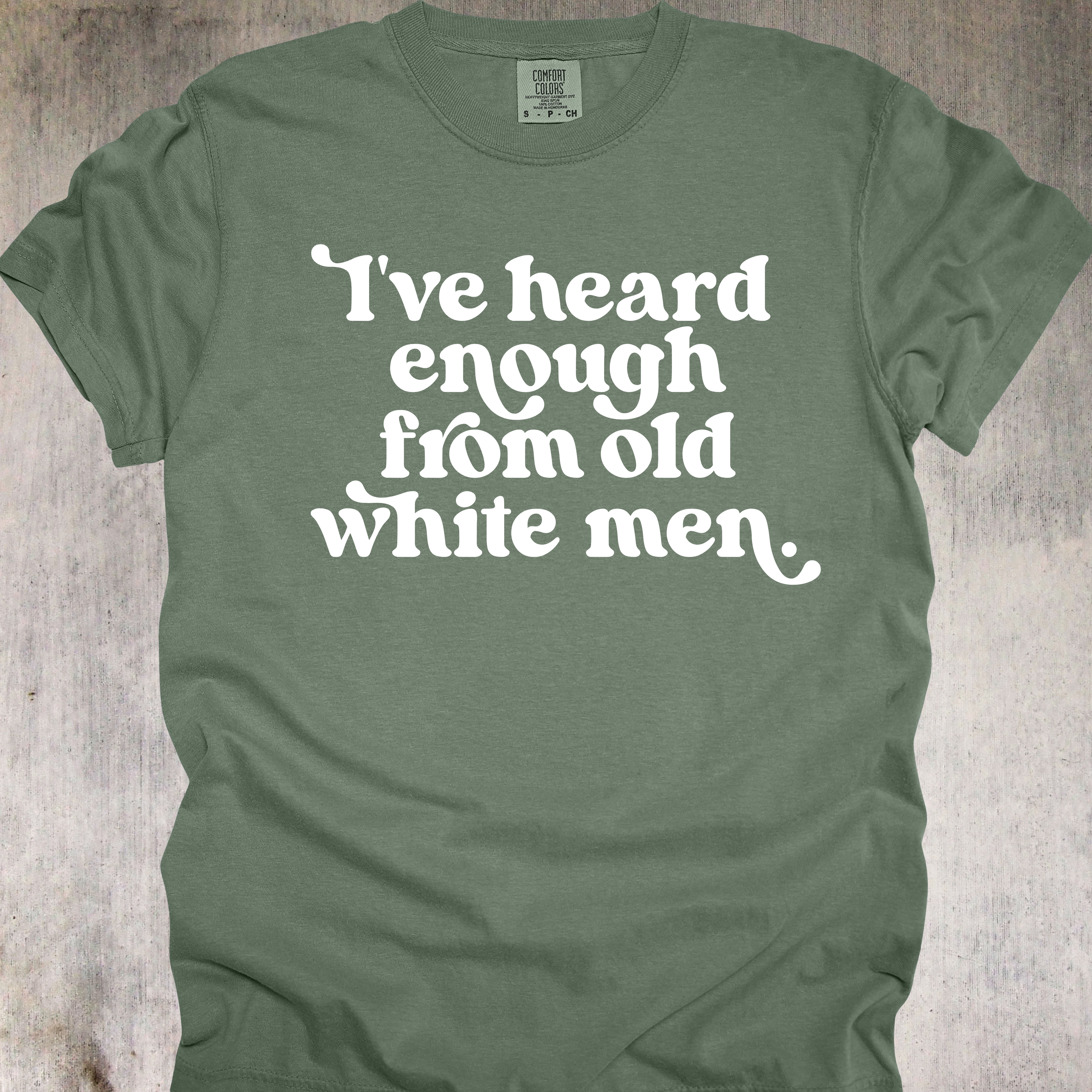 'I've Heard Enough From Old White Men'