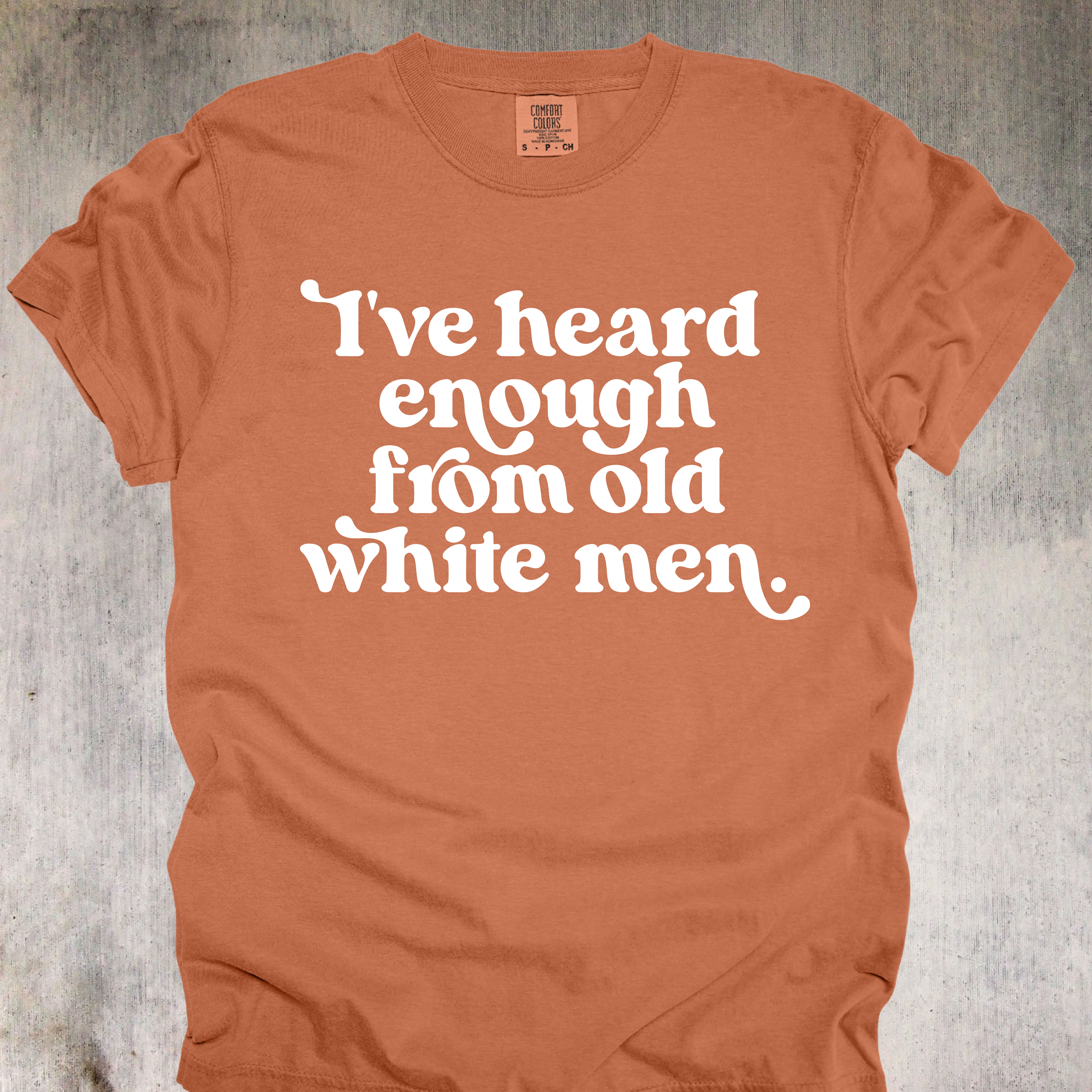 'I've Heard Enough From Old White Men'