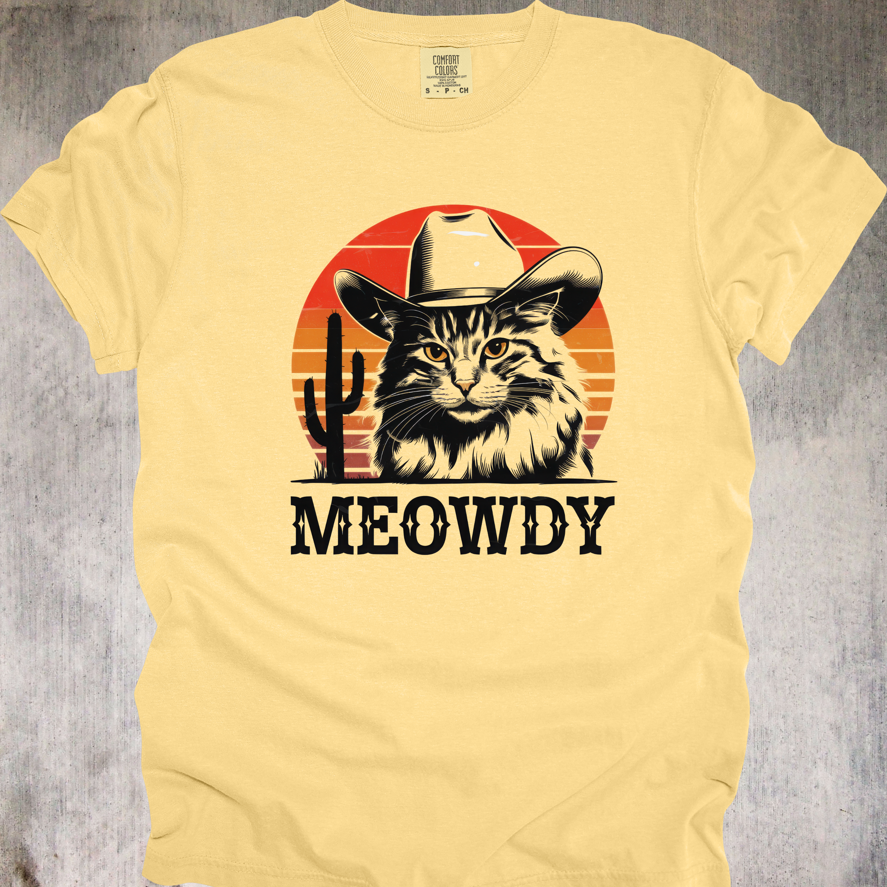 'Meowdy' - Unisex T-Shirt - Cat Lovers and Cowboys This One Is For You
