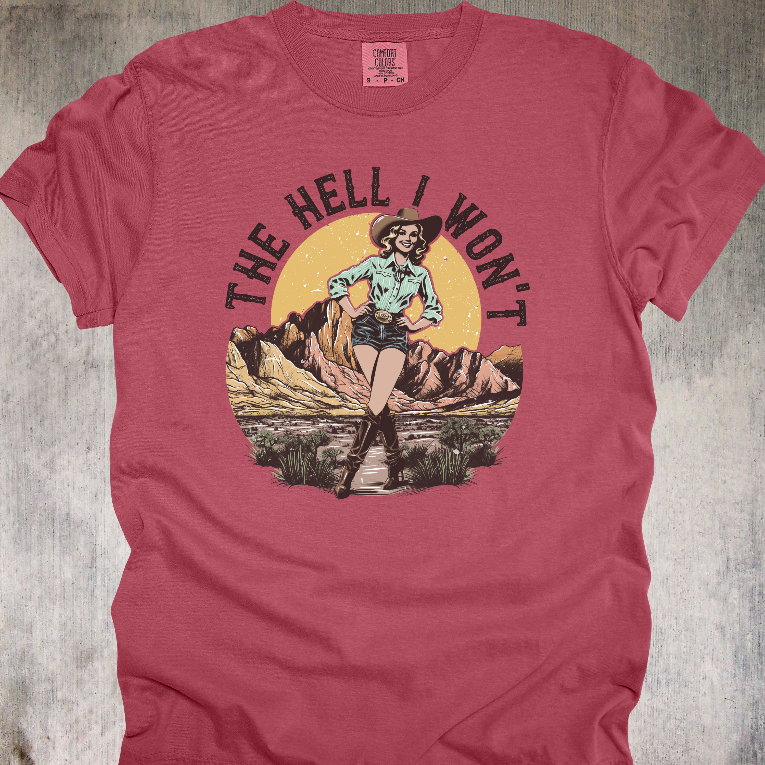 'THE HELL I WON'T' -Unisex T-Shirt - Because You're Beautifully Defiant