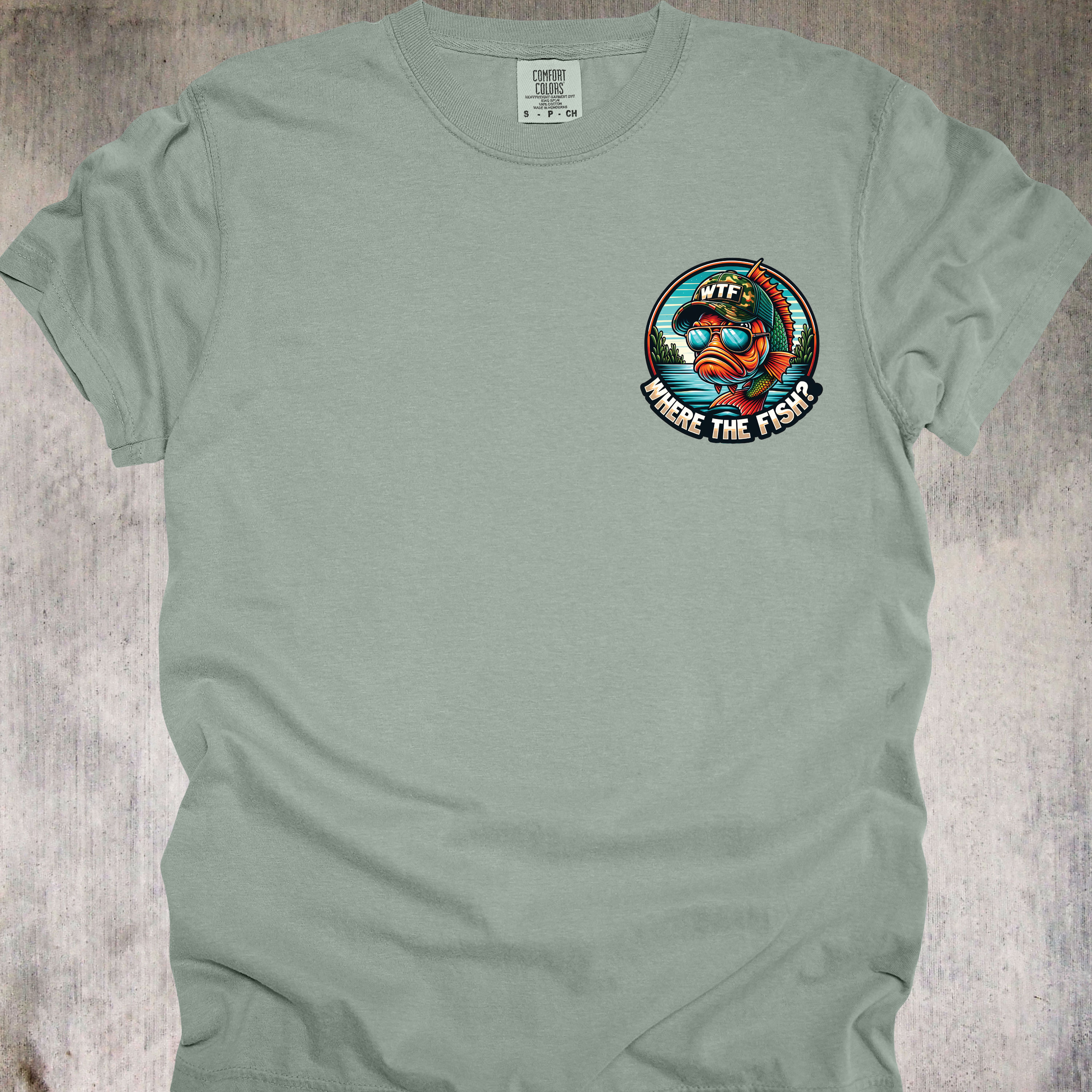 'WHERE'S THE FISH' - Unisex T-Shirt - For Serious WTFers only!