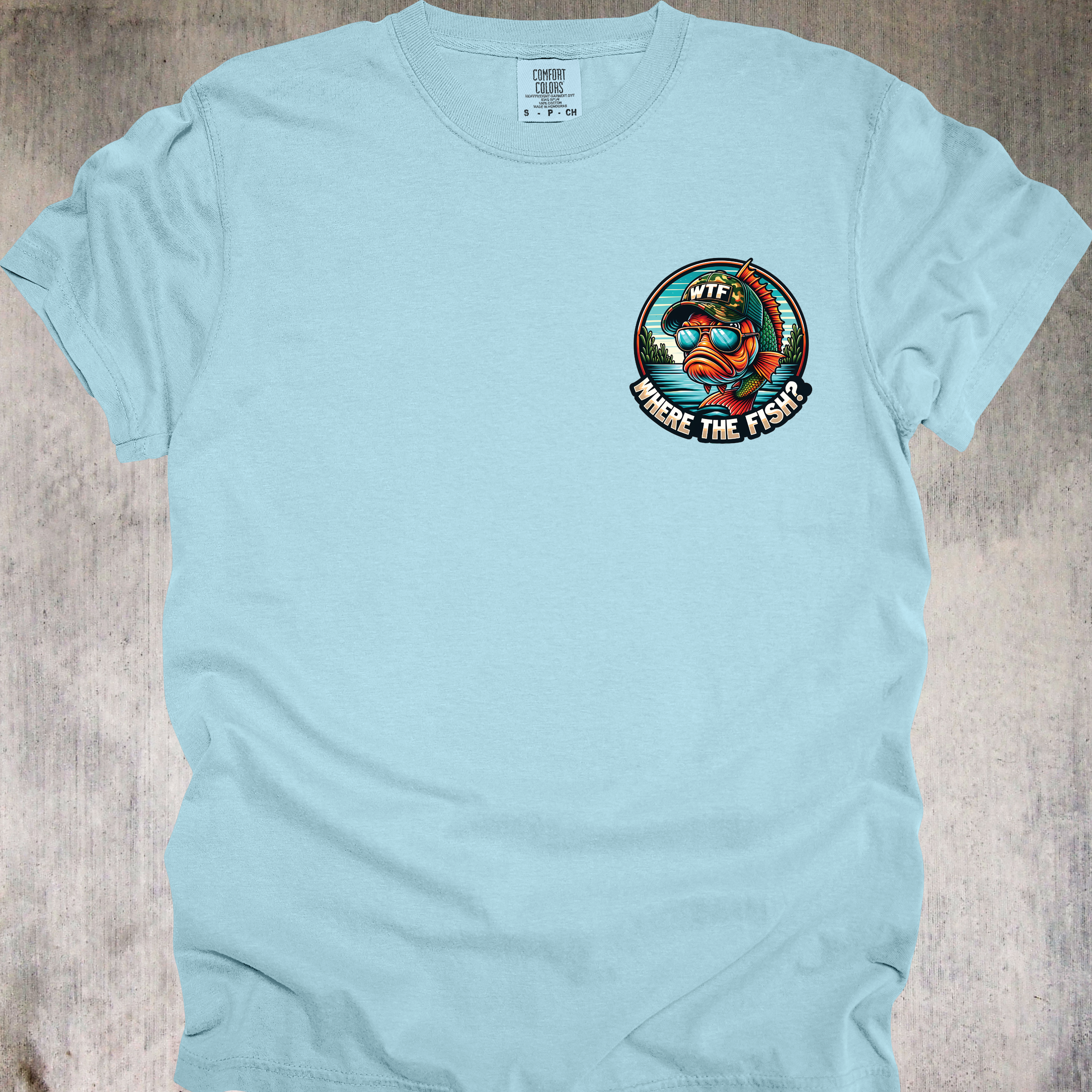 'WHERE'S THE FISH' - Unisex T-Shirt - For Serious WTFers only!
