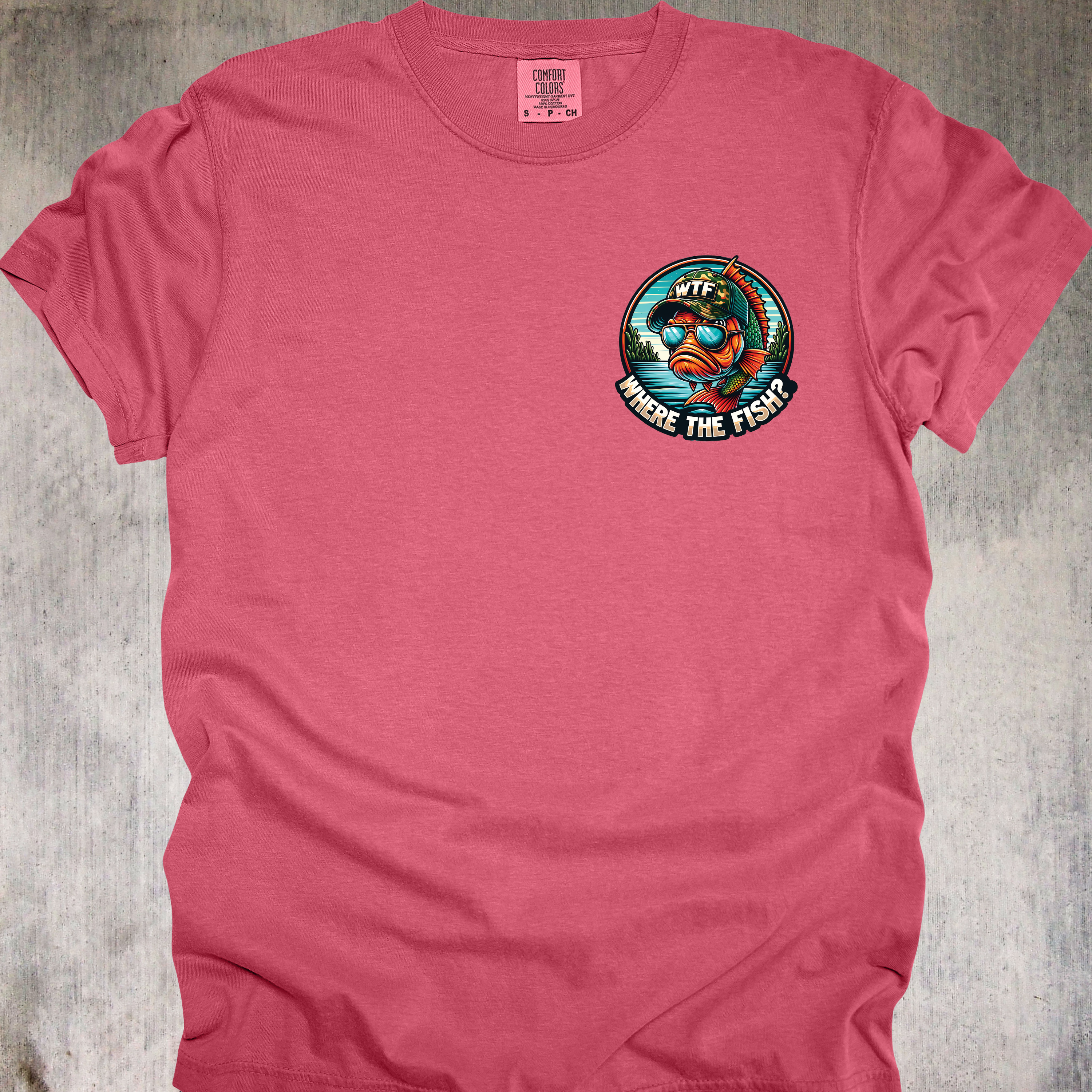 'WHERE'S THE FISH' - Unisex T-Shirt - For Serious WTFers only!