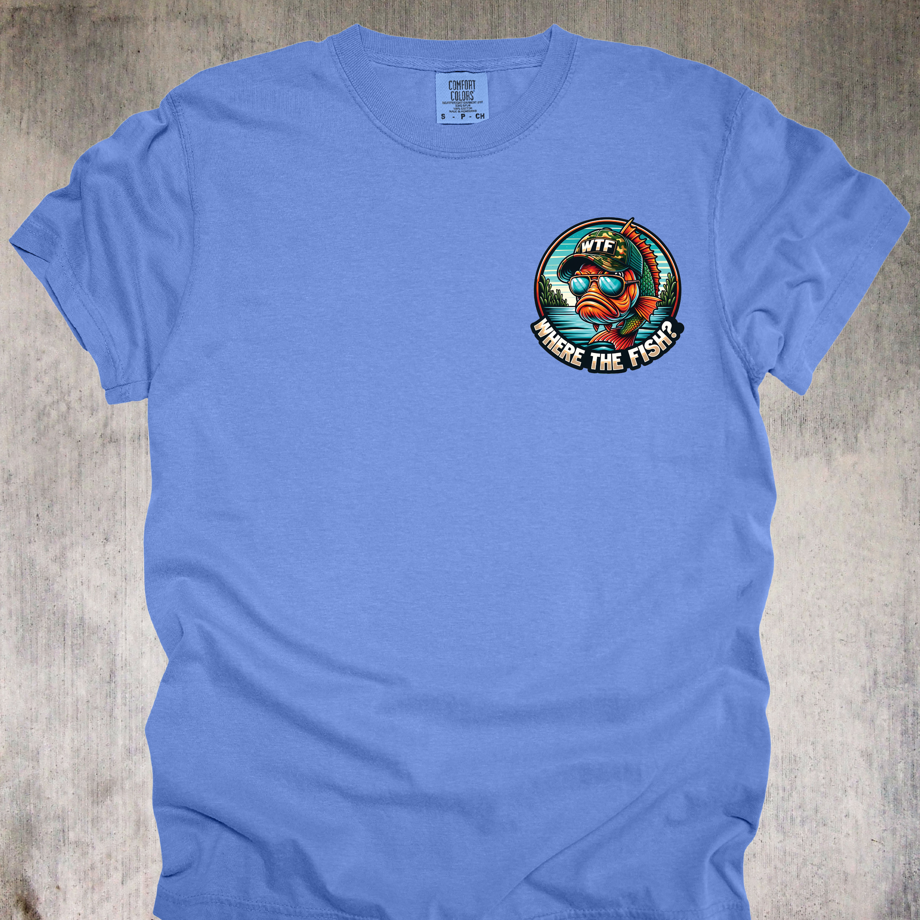 'WHERE'S THE FISH' - Unisex T-Shirt - For Serious WTFers only!