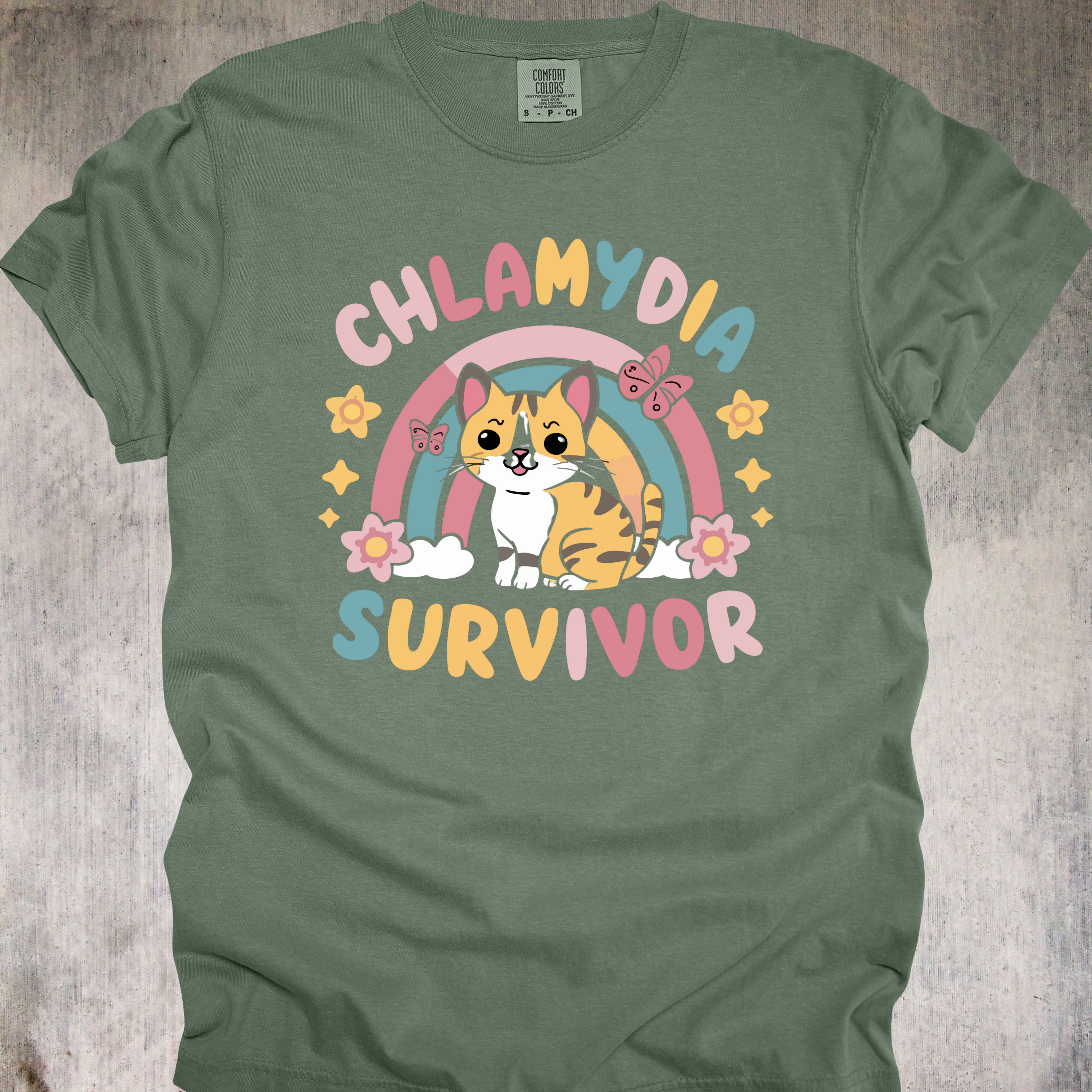 'CHLAMYDIA SURVIVOR' - Unisex T-Shirt - Be Proud! You Are A Survivor!