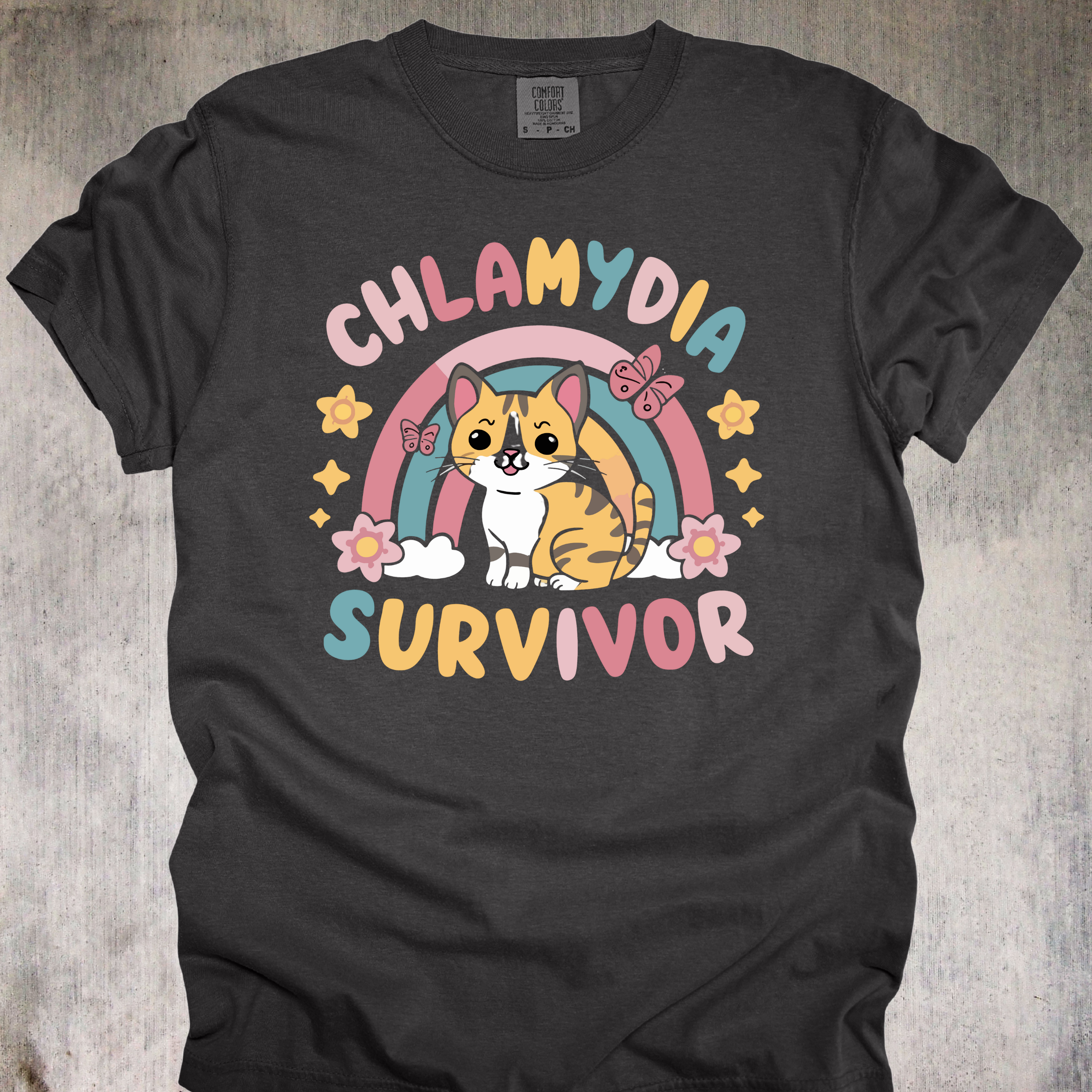 'CHLAMYDIA SURVIVOR' - Unisex T-Shirt - Be Proud! You Are A Survivor!