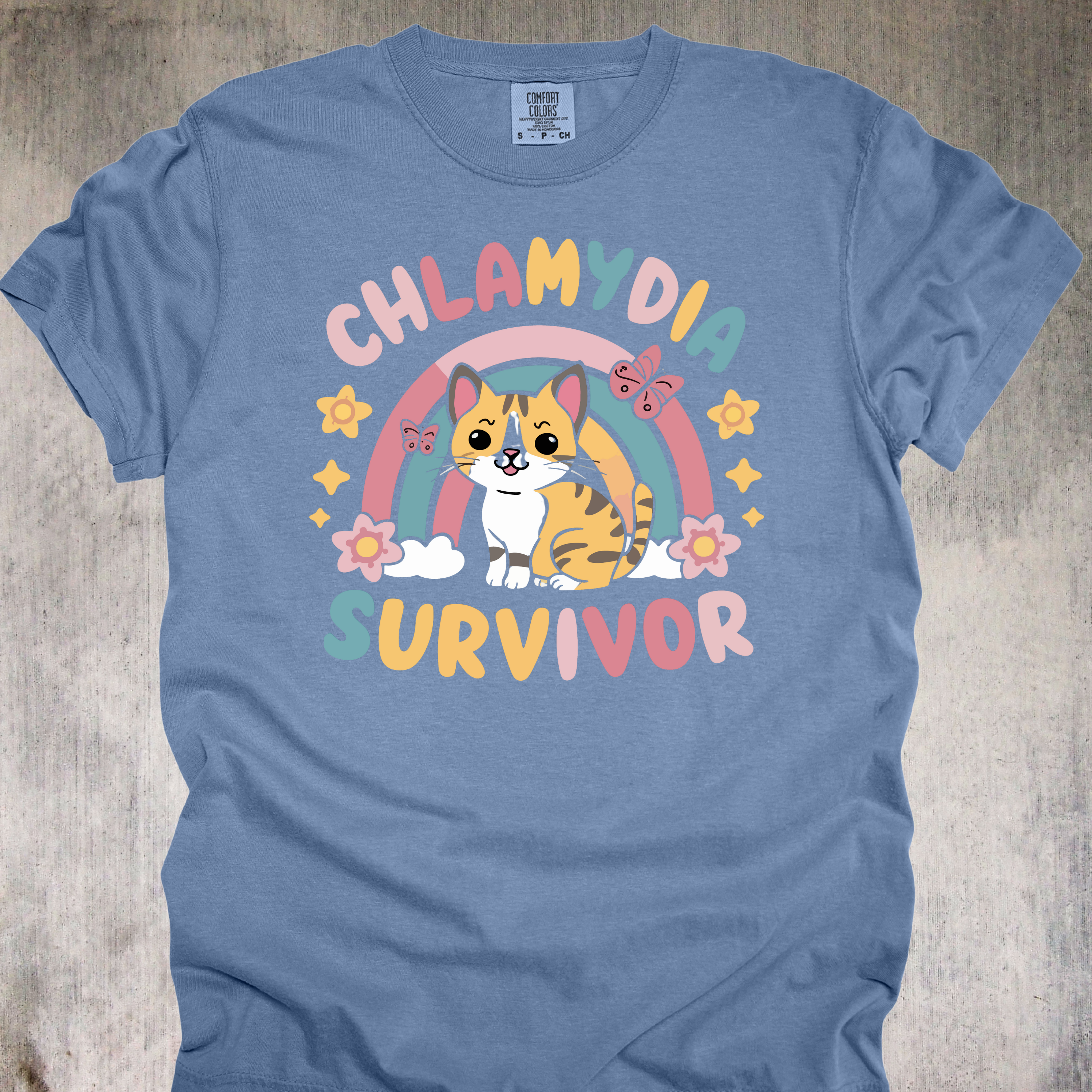 'CHLAMYDIA SURVIVOR' - Unisex T-Shirt - Be Proud! You Are A Survivor!