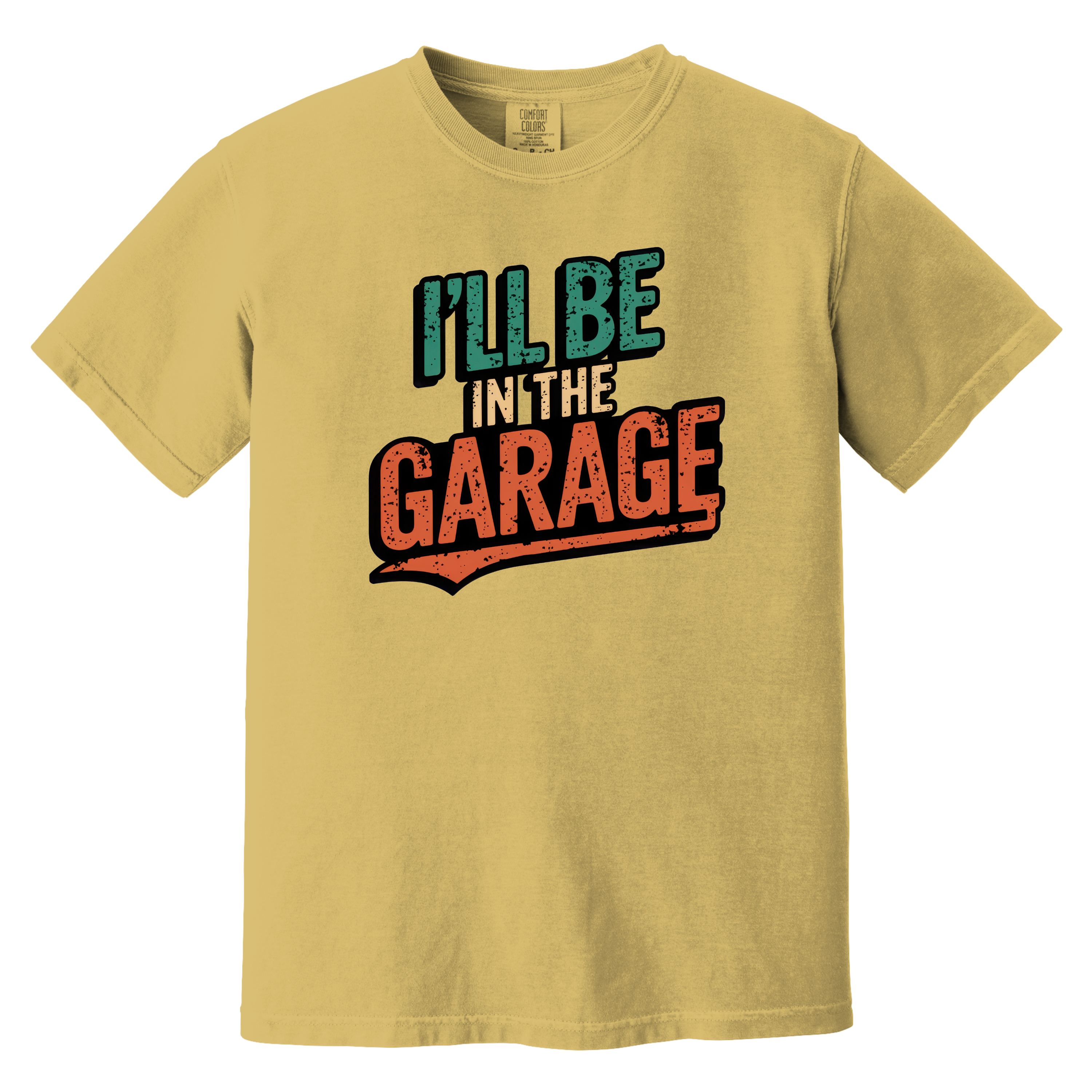 'I'LL BE IN THE GARAGE' - Unisex T-Shirt - Thanks For Location Sharing