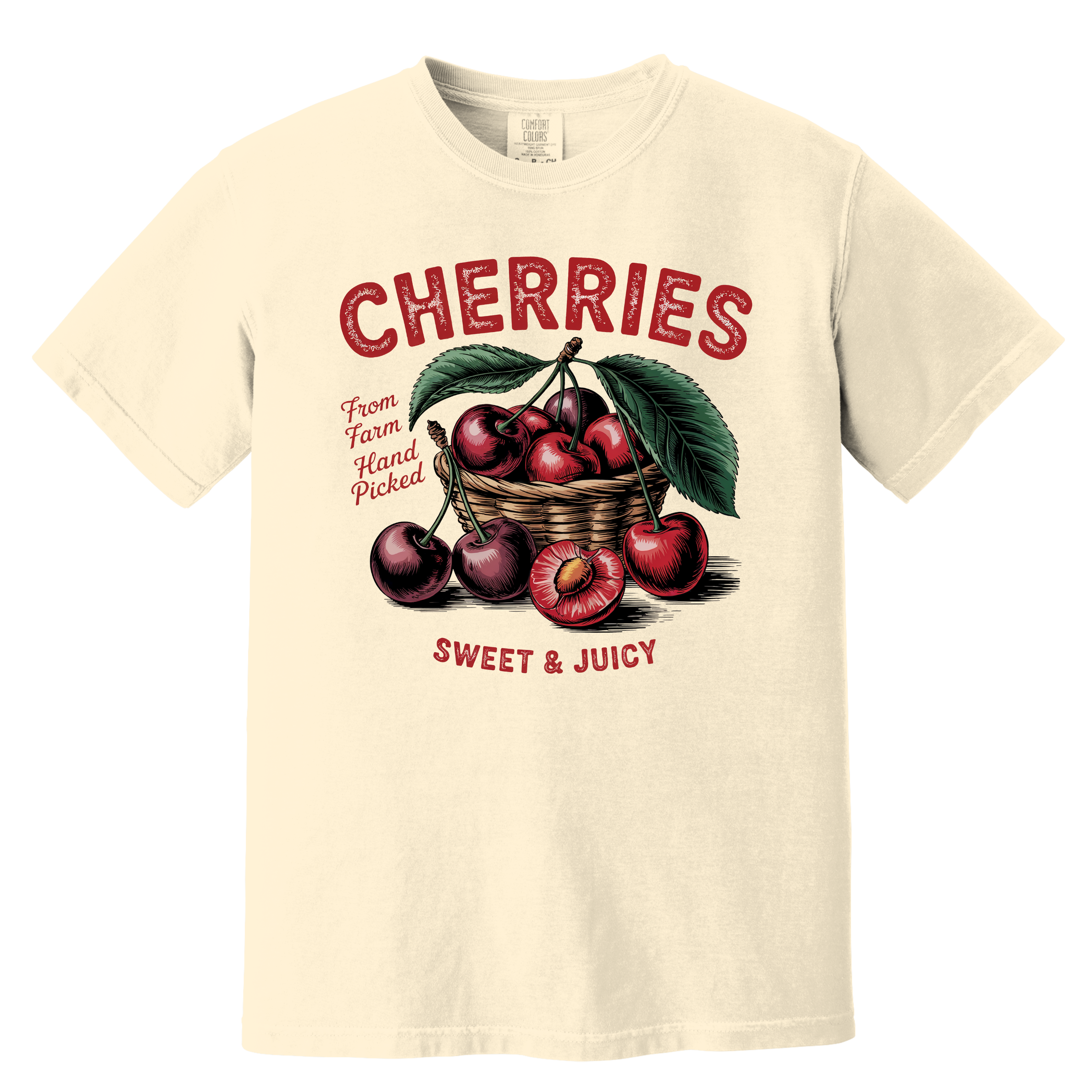 'CHERRIES-SWEET AND JUICY' - Unisex T-Shirt - For The Best Of Summer Days