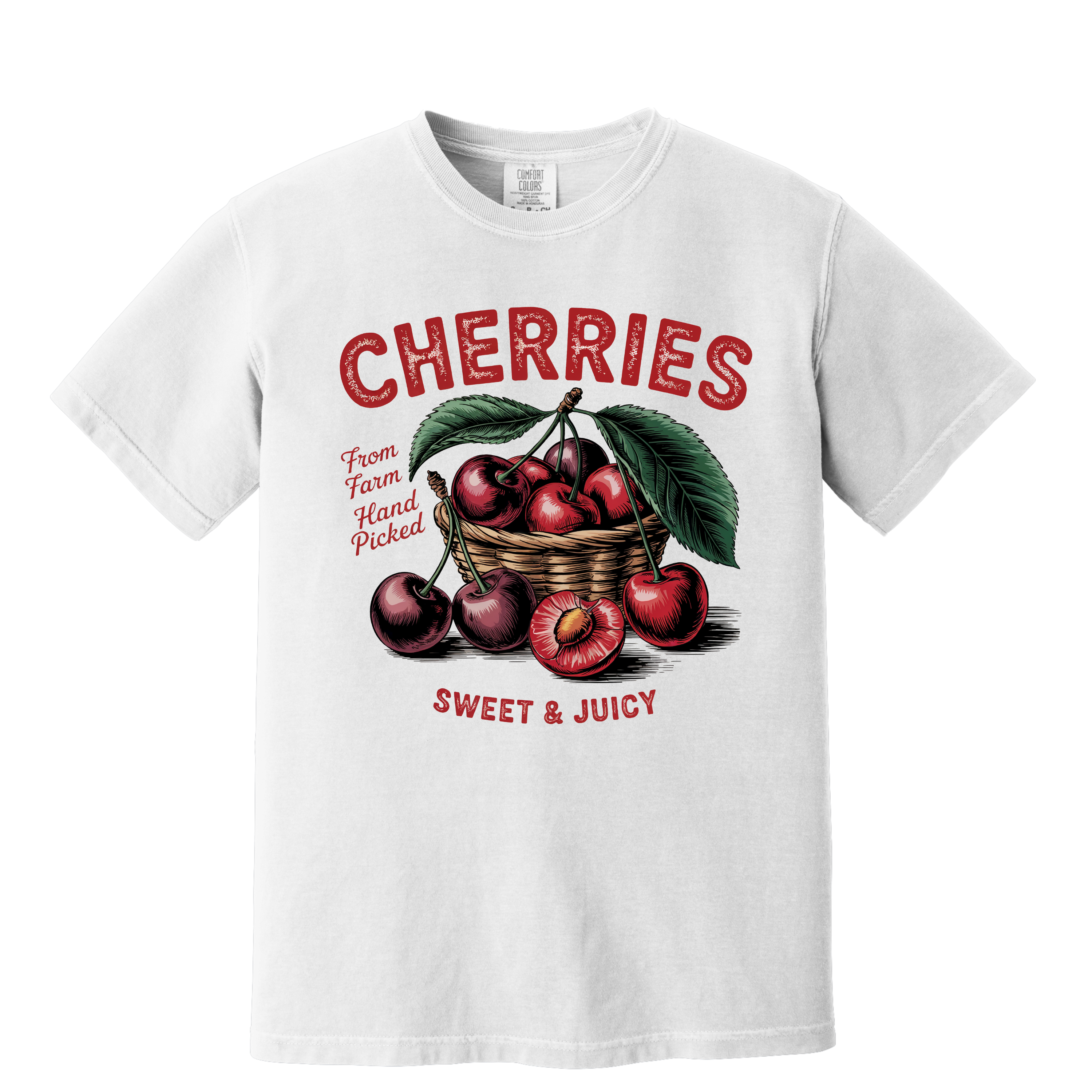 'CHERRIES-SWEET AND JUICY' - Unisex T-Shirt - For The Best Of Summer Days