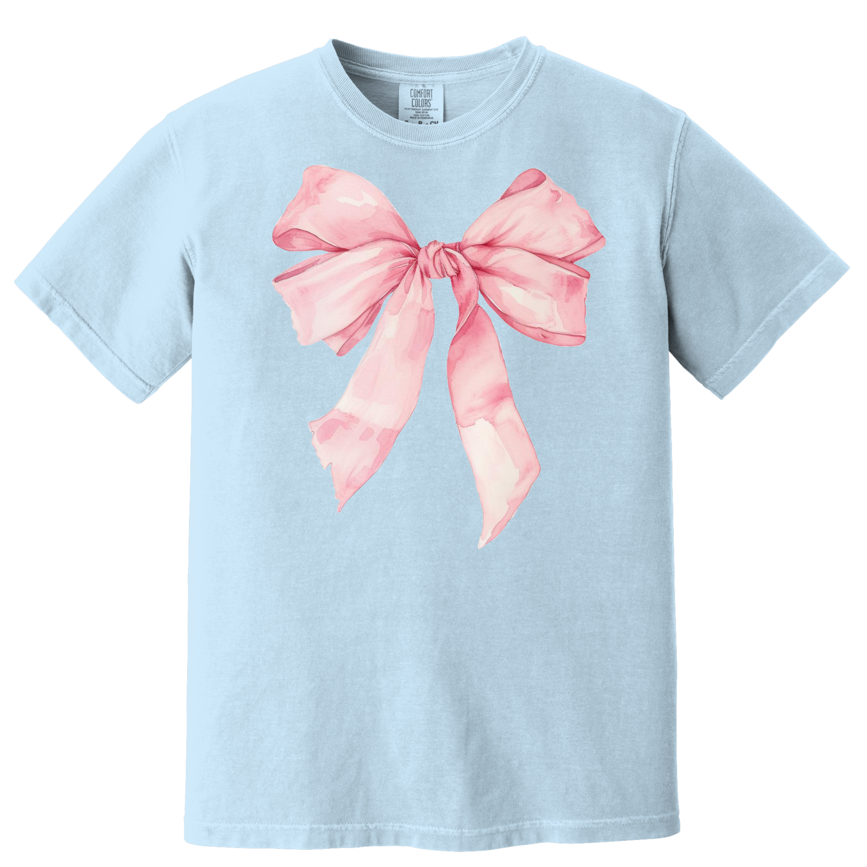 PINK BOW UNISEX T-SHIRT FOR THOSE WHO LIKE THEIR TEES WITH SOFTNESS