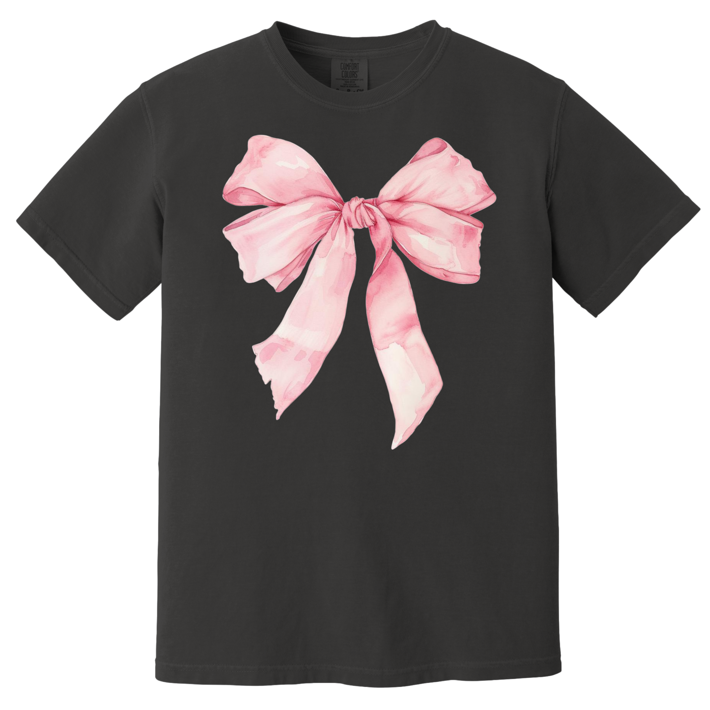 PINK BOW UNISEX T-SHIRT FOR THOSE WHO LIKE THEIR TEES WITH SOFTNESS