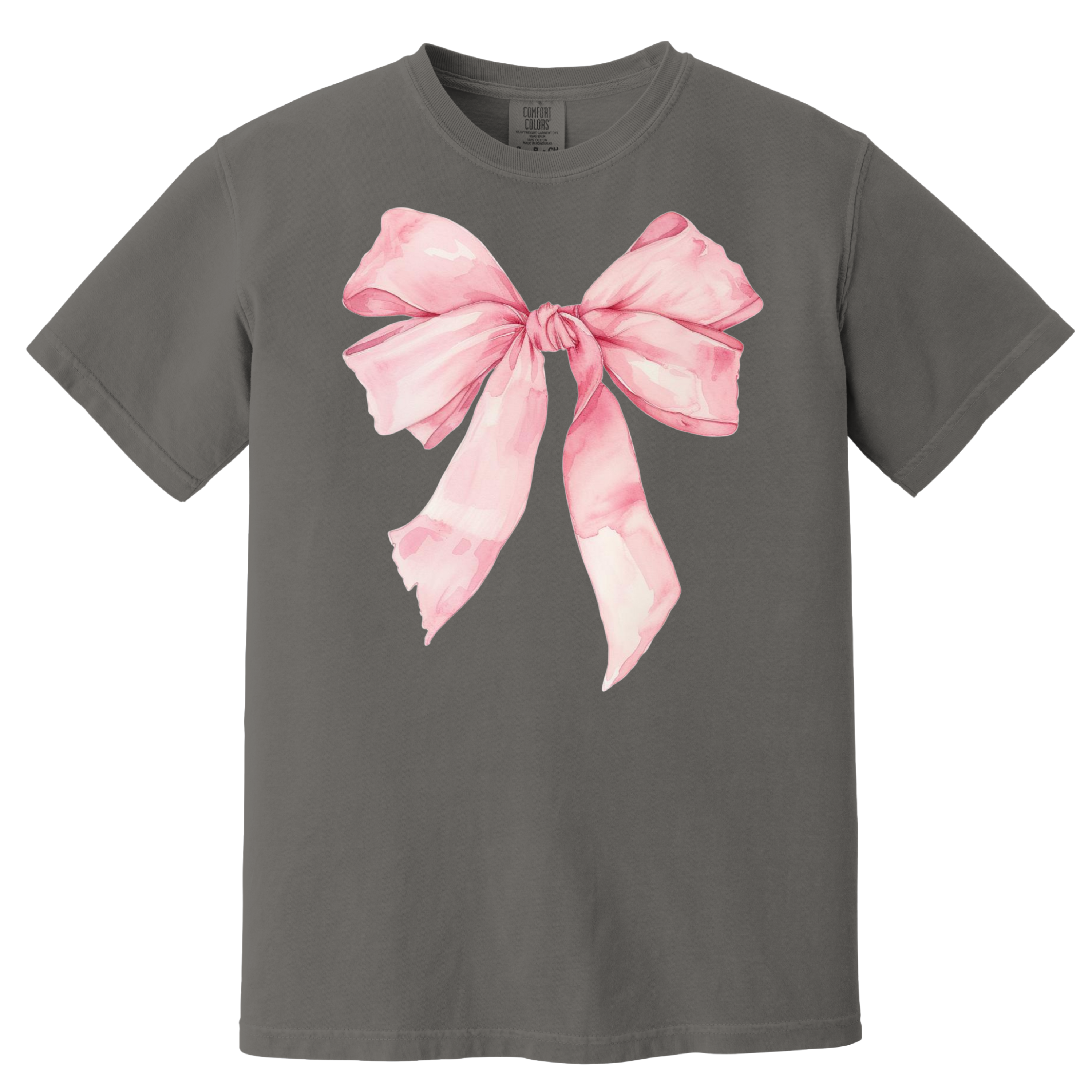 PINK BOW UNISEX T-SHIRT FOR THOSE WHO LIKE THEIR TEES WITH SOFTNESS