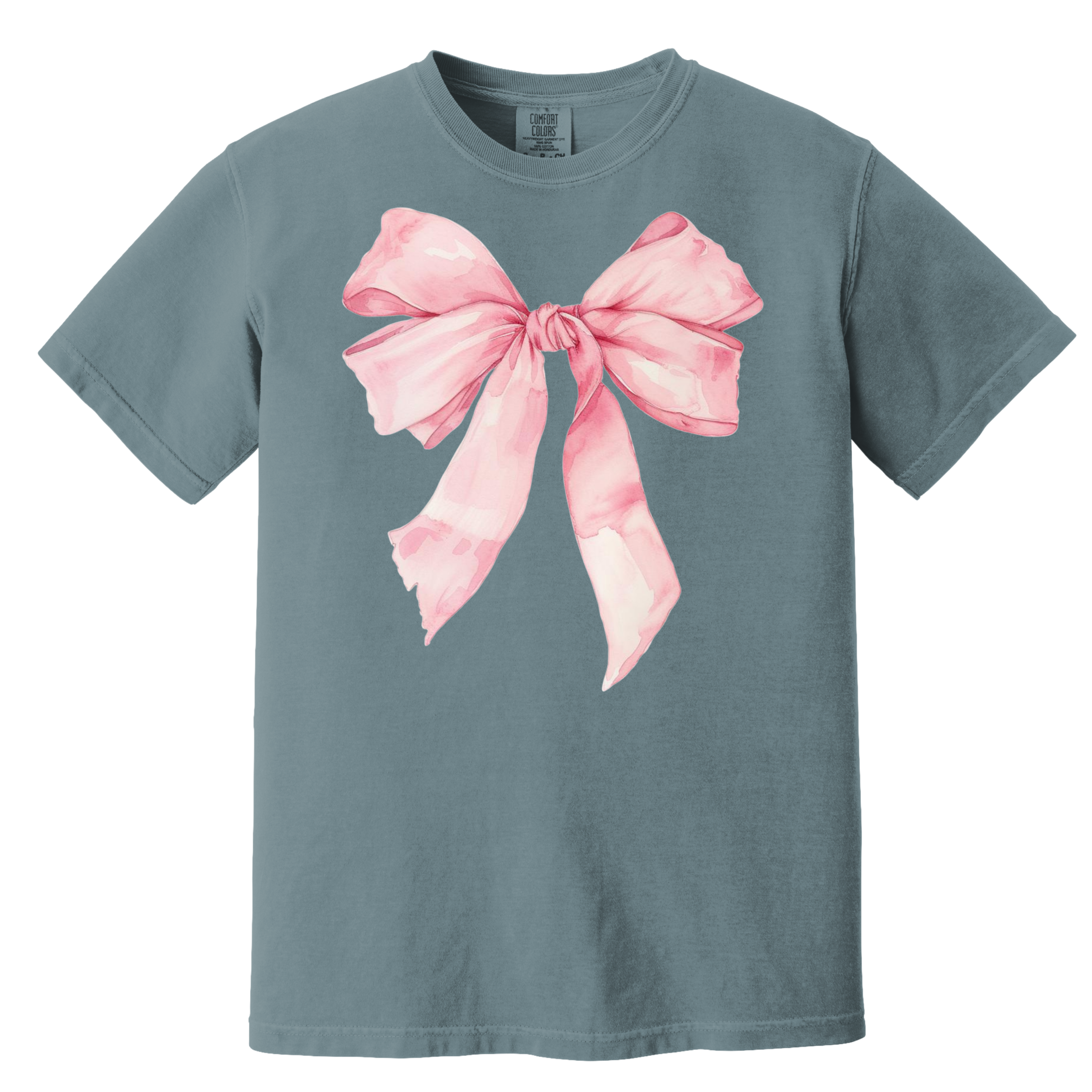 PINK BOW UNISEX T-SHIRT FOR THOSE WHO LIKE THEIR TEES WITH SOFTNESS