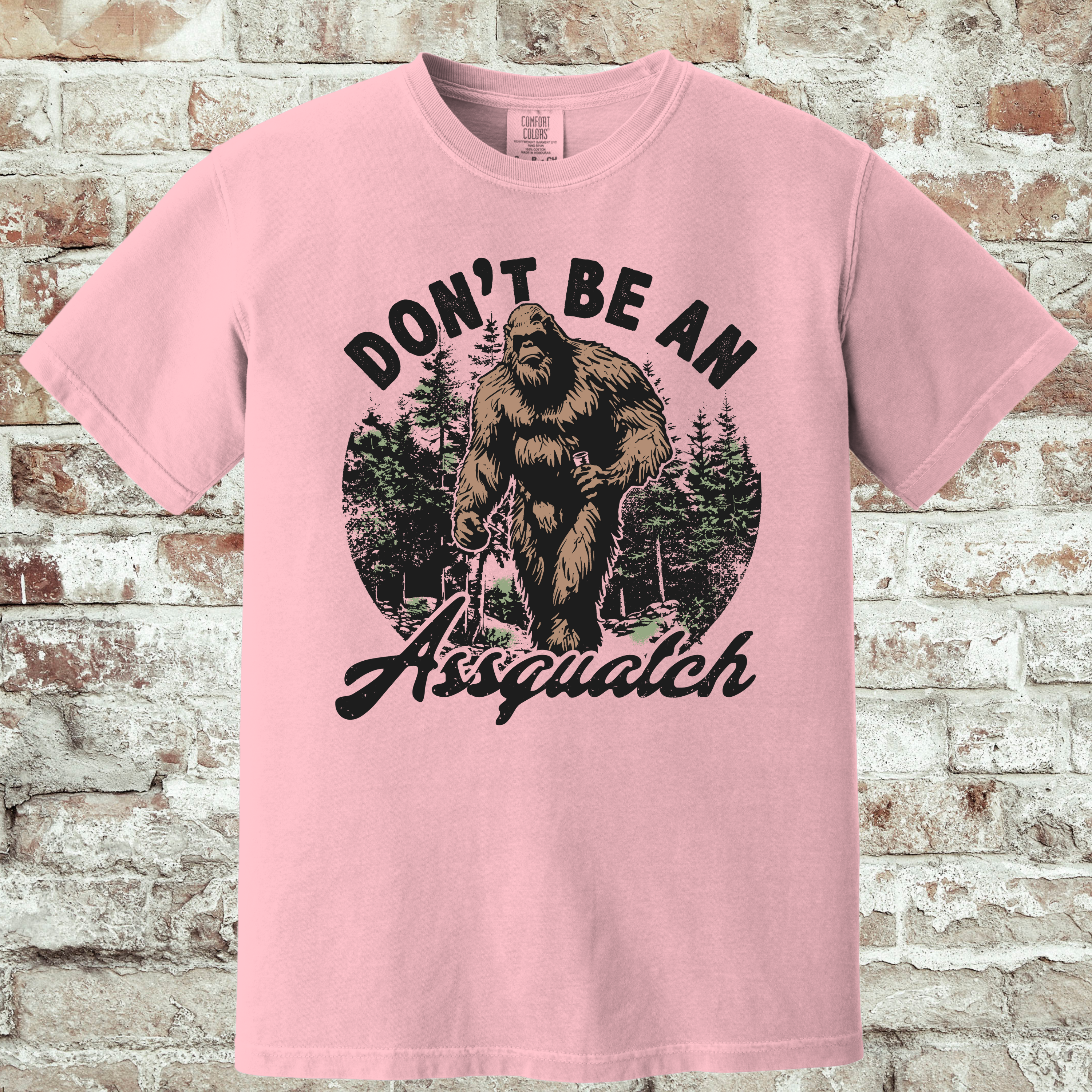 'DON'T BE AN ASSQUATCH' - Unisex T-Shirt - Be A Decent Human