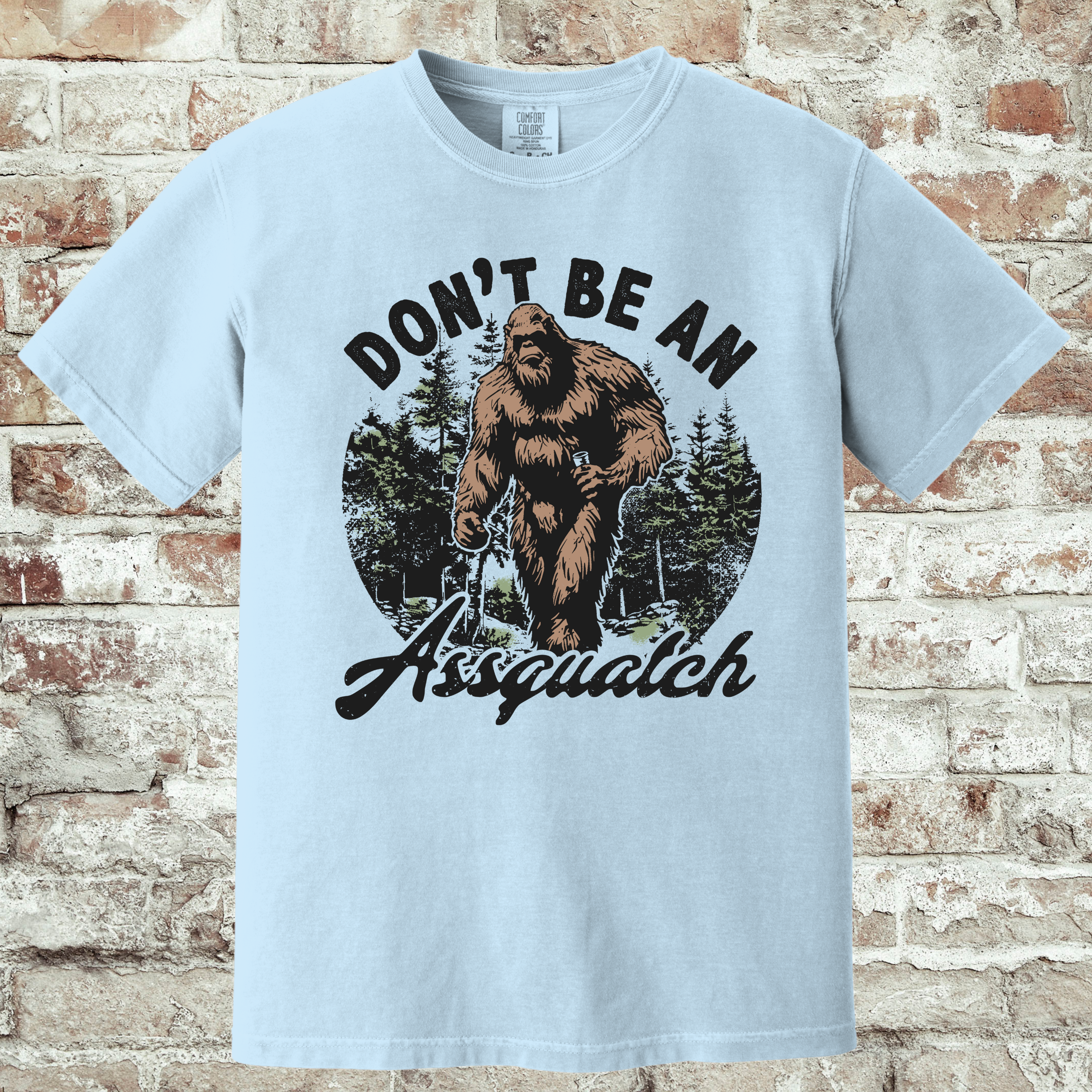 'DON'T BE AN ASSQUATCH' - Unisex T-Shirt - Be A Decent Human