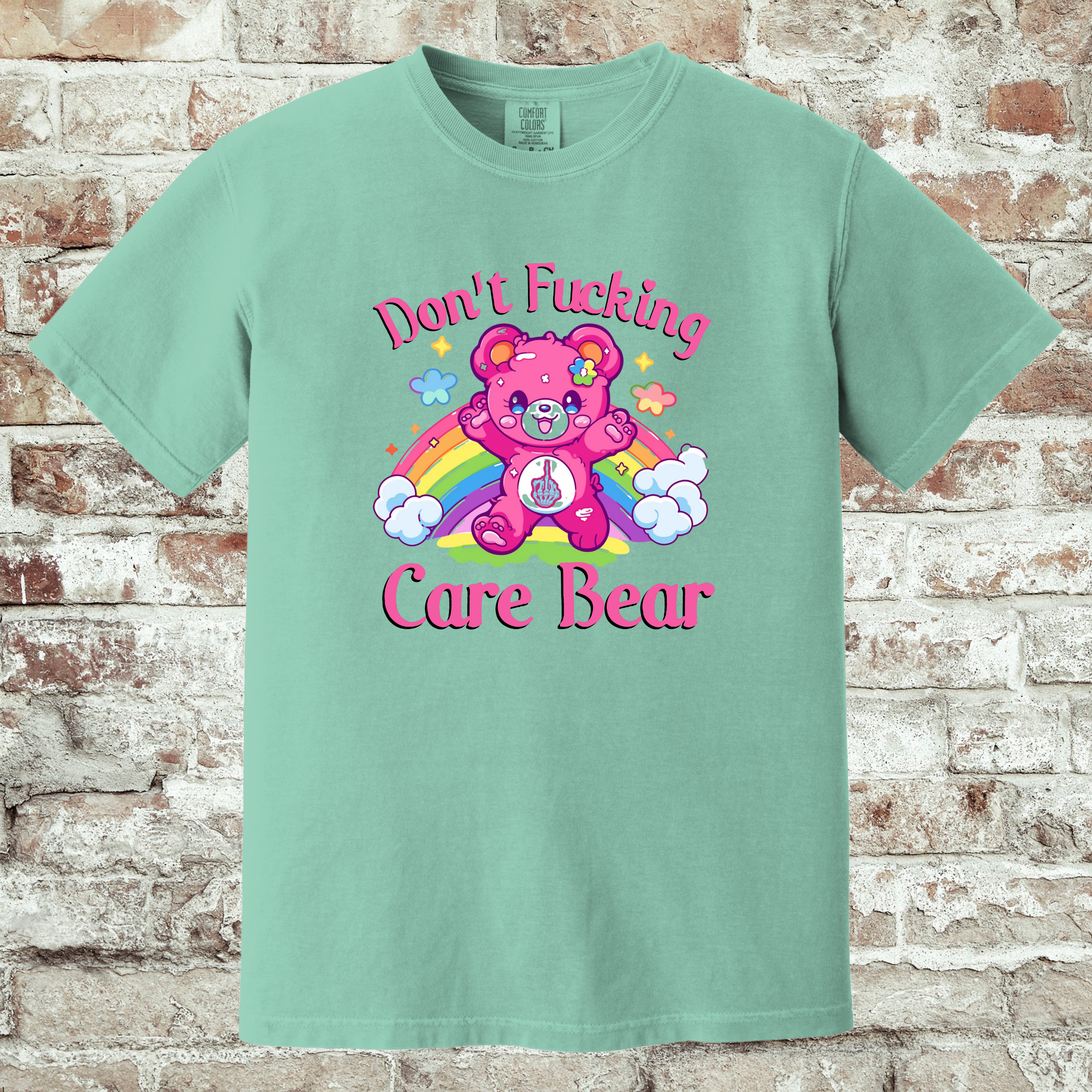 'DON'T FUCKING CAREBEAR'  - Unisex T-Shirt - Meet Your New Spirit Animal