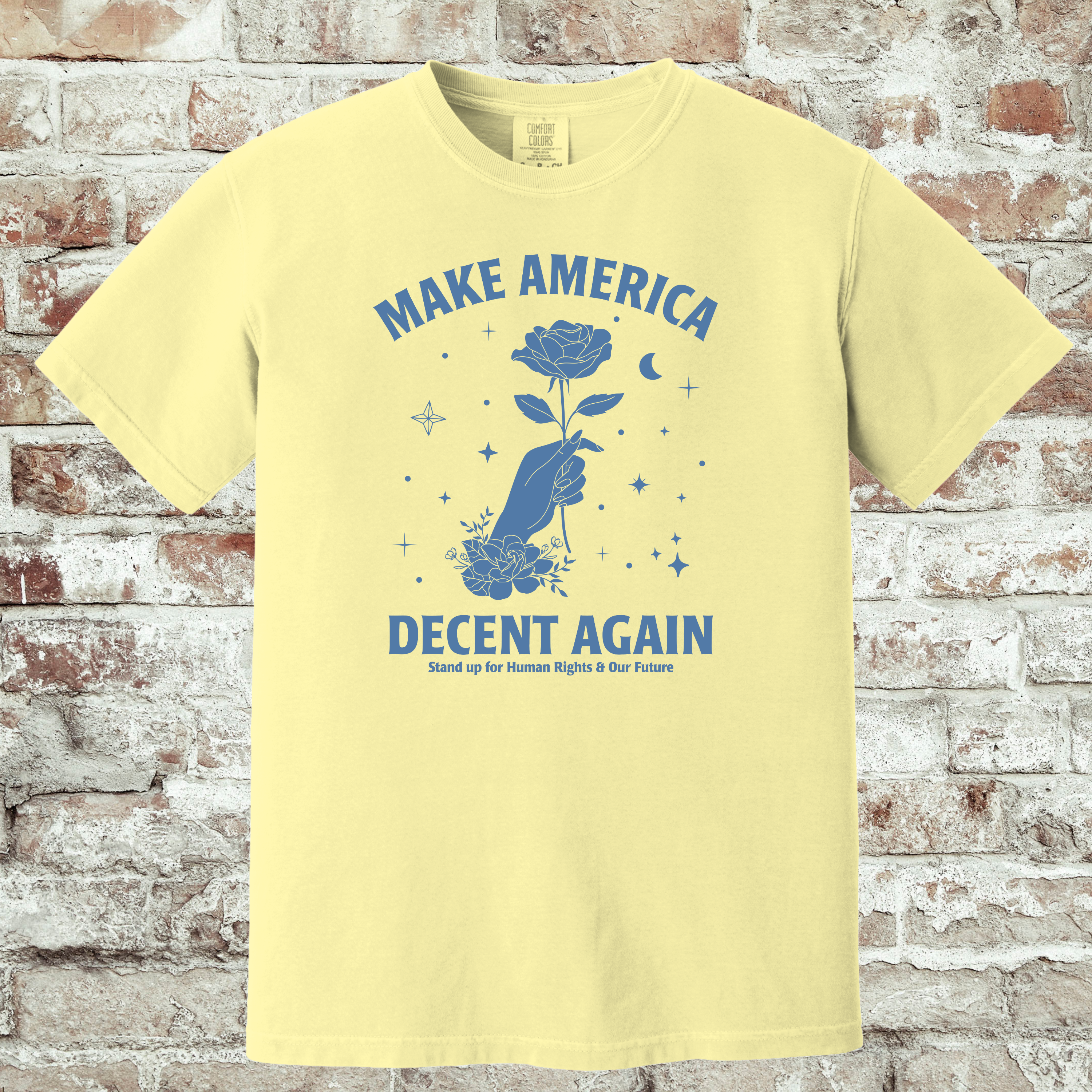 'MAKE AMERICA DECENT AGAIN' - Unisex T-Shirt - Stand Up For Human Rights