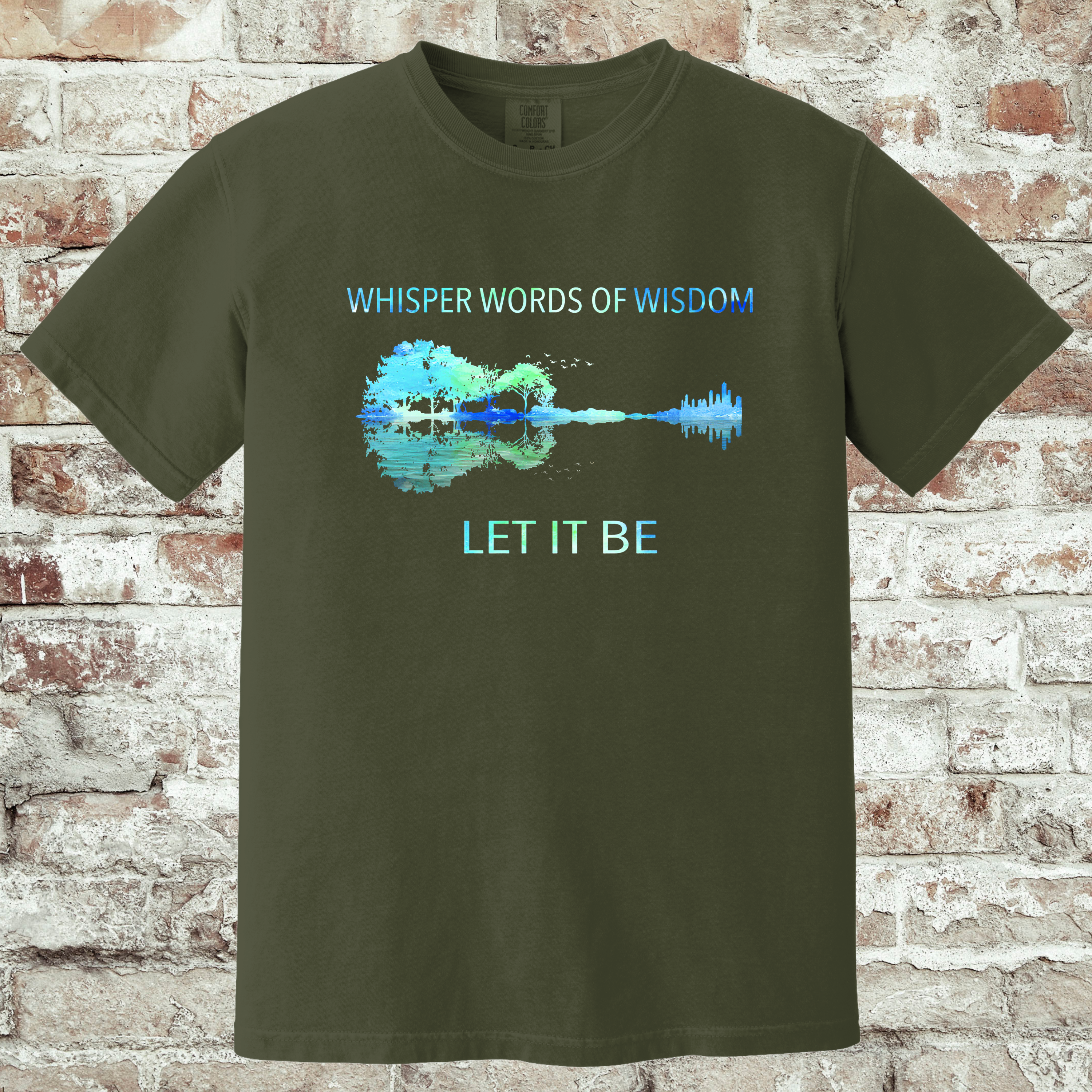 'WHISPER WORDS OF WISDOM-LET IT BE' - Unisex T-Shirt - Wear What Moves You