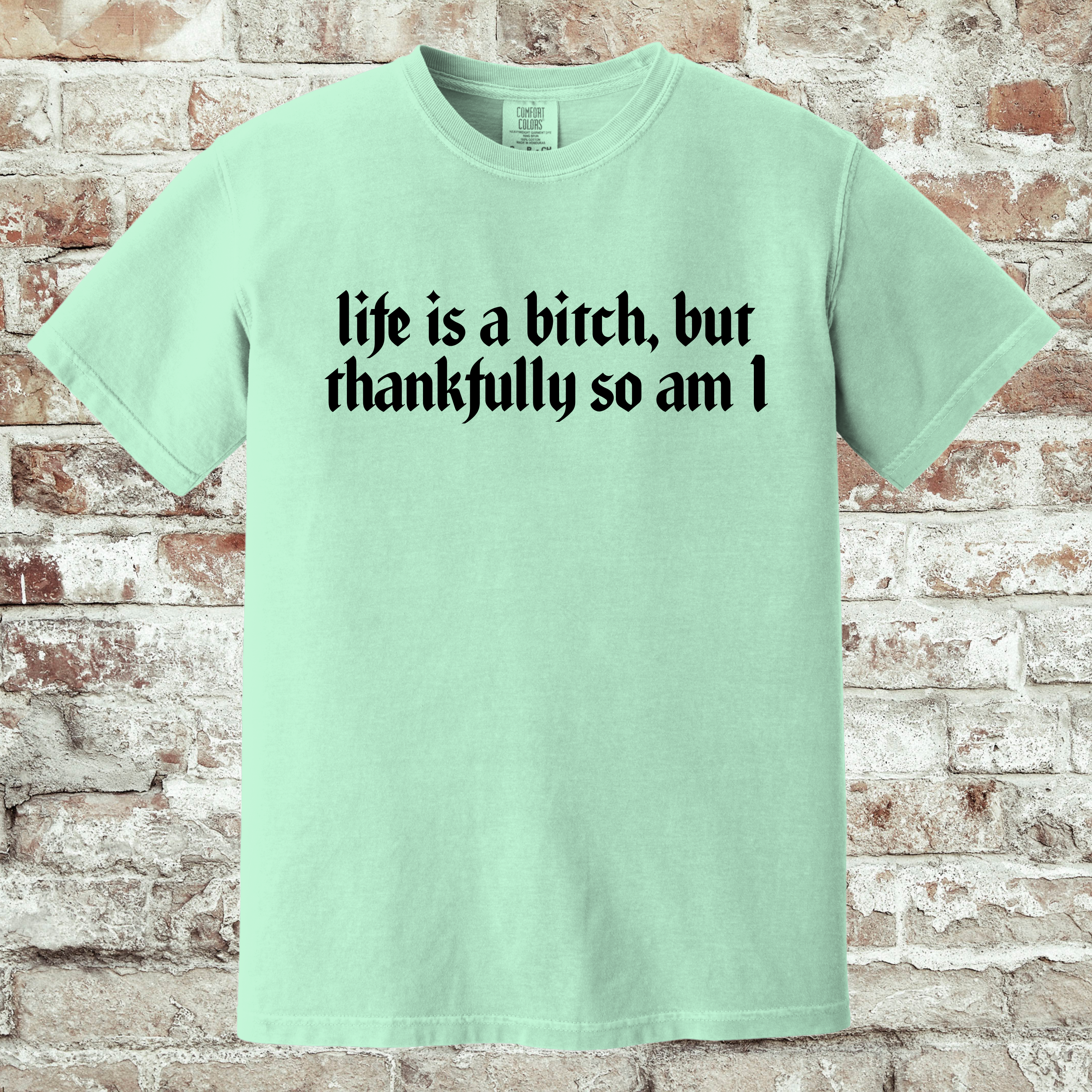 'LIFE IS A BITCH, BUT THANKFULLY SO AM I' - Unisex T-Shirt - Wear Your Strength