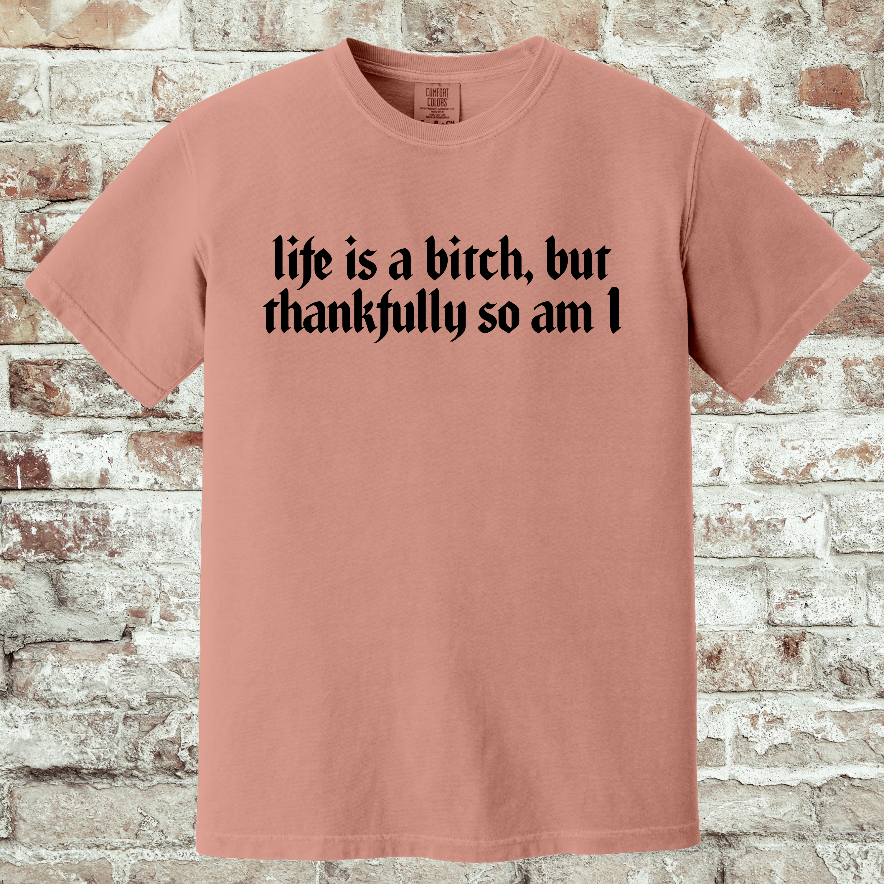 'LIFE IS A BITCH, BUT THANKFULLY SO AM I' - Unisex T-Shirt - Wear Your Strength