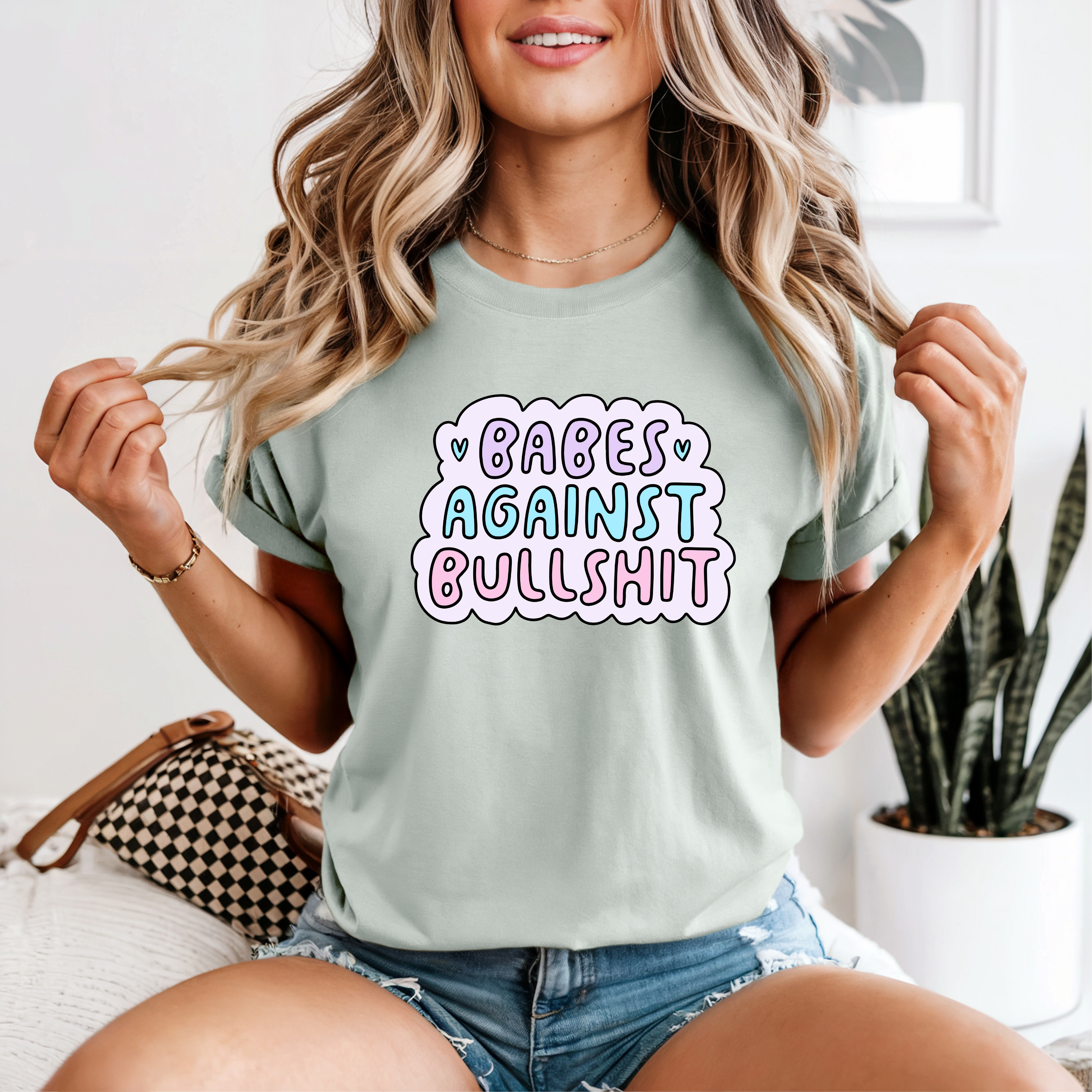 'BABES AGAINST BULLSHIT' - Unisex T-Shirt