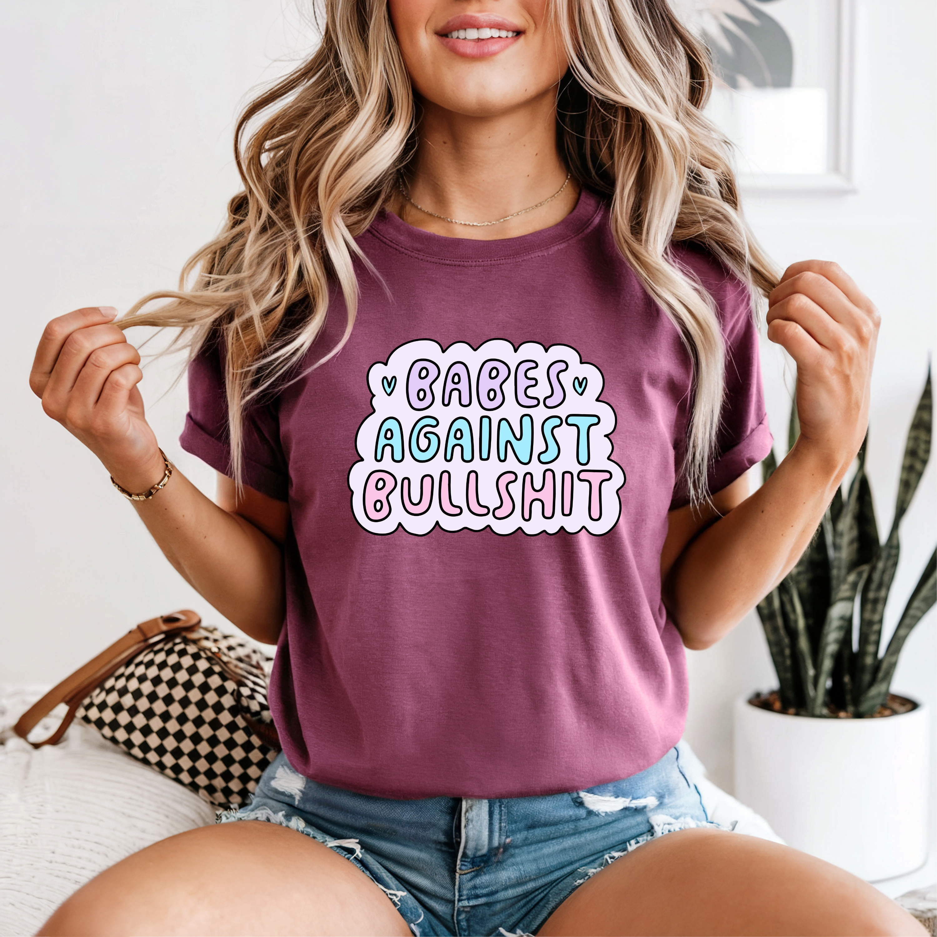 'BABES AGAINST BULLSHIT' - Unisex T-Shirt