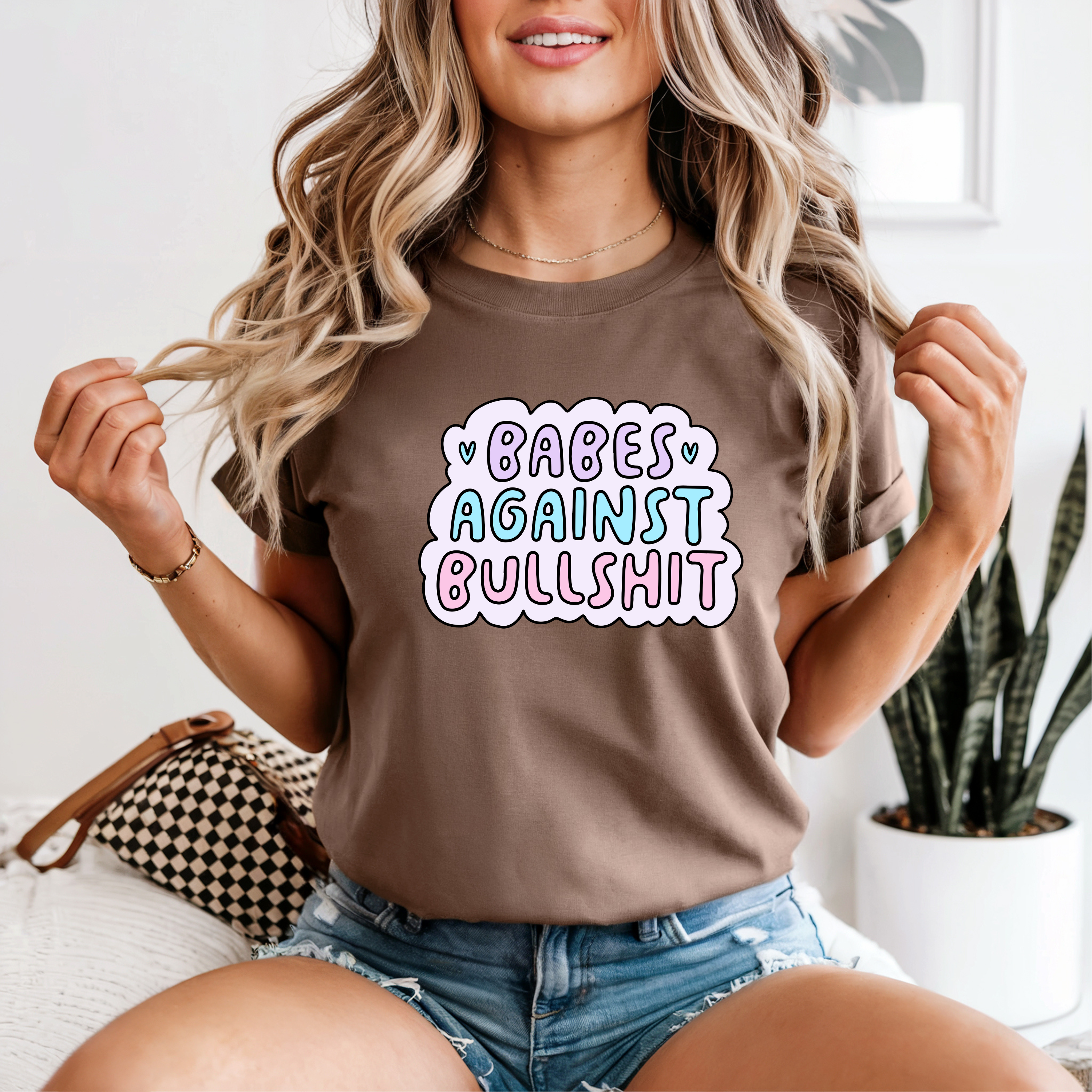 'BABES AGAINST BULLSHIT' - Unisex T-Shirt