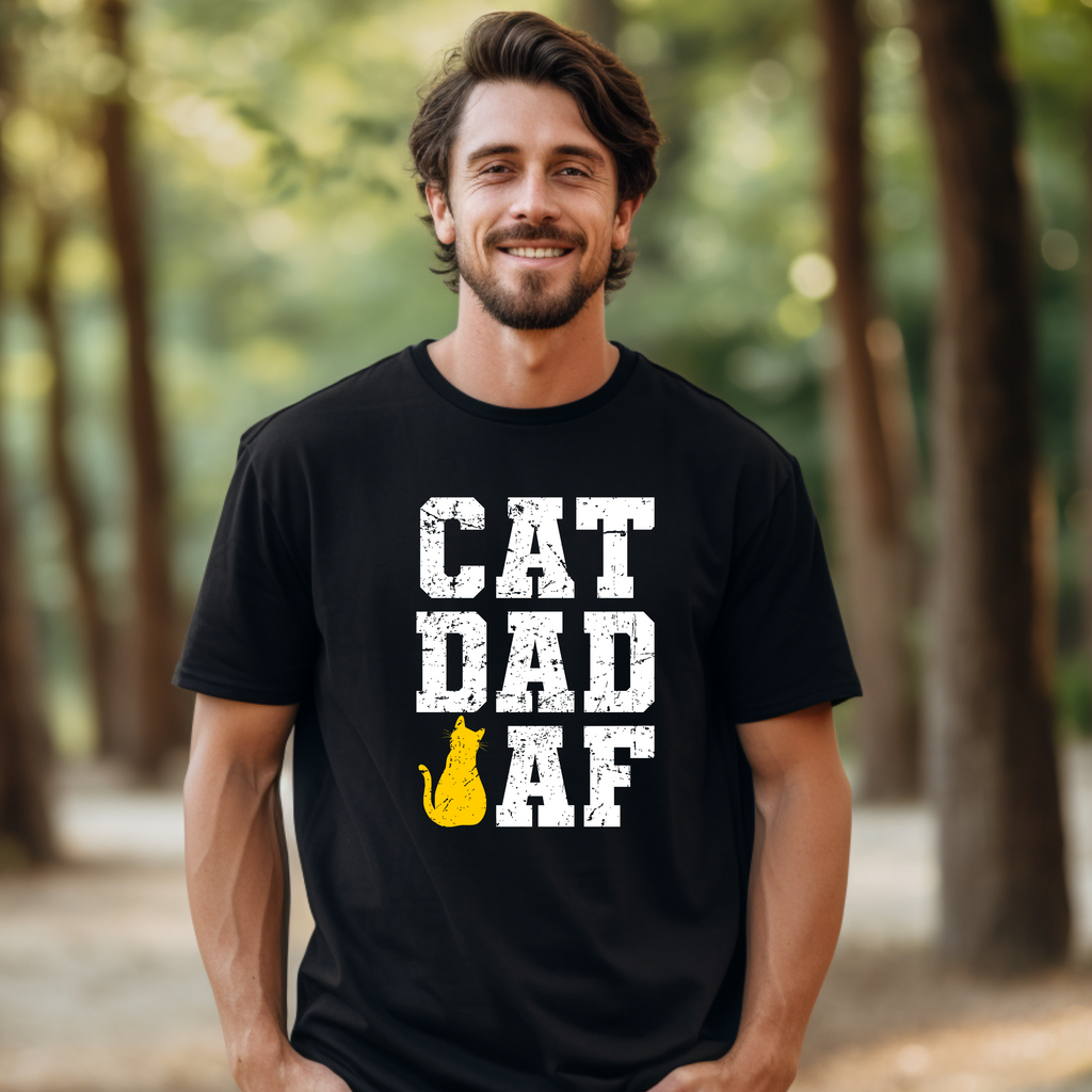 'CAT DAD AF' - Unisex T-Shirt