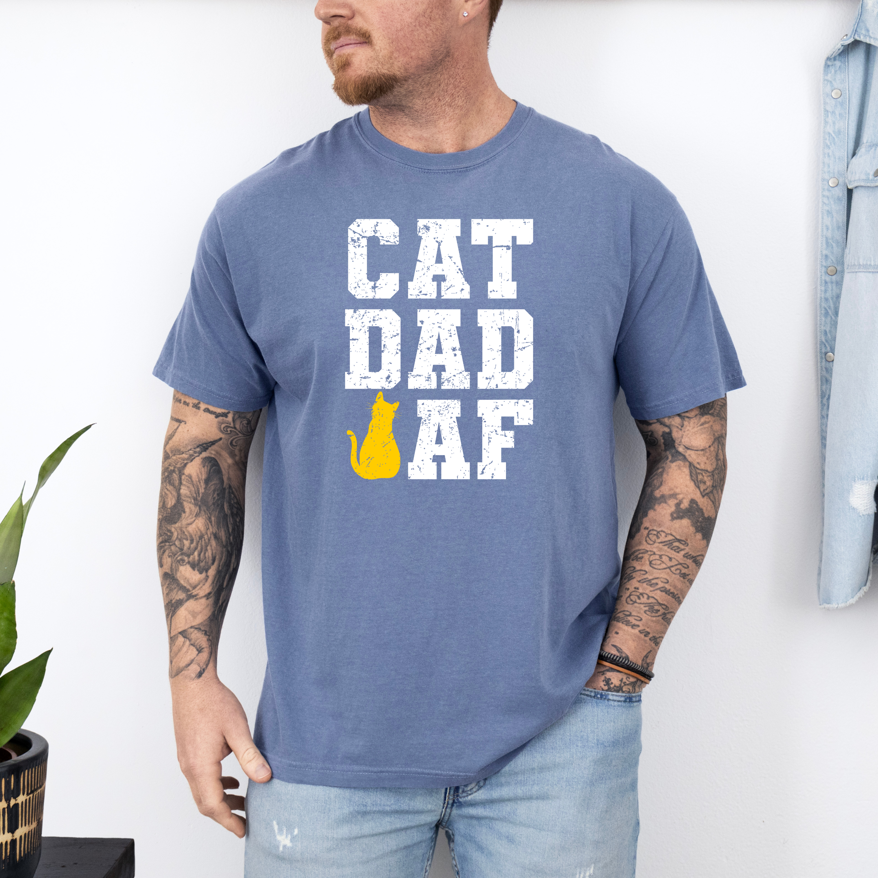 'CAT DAD AF' - Unisex T-Shirt