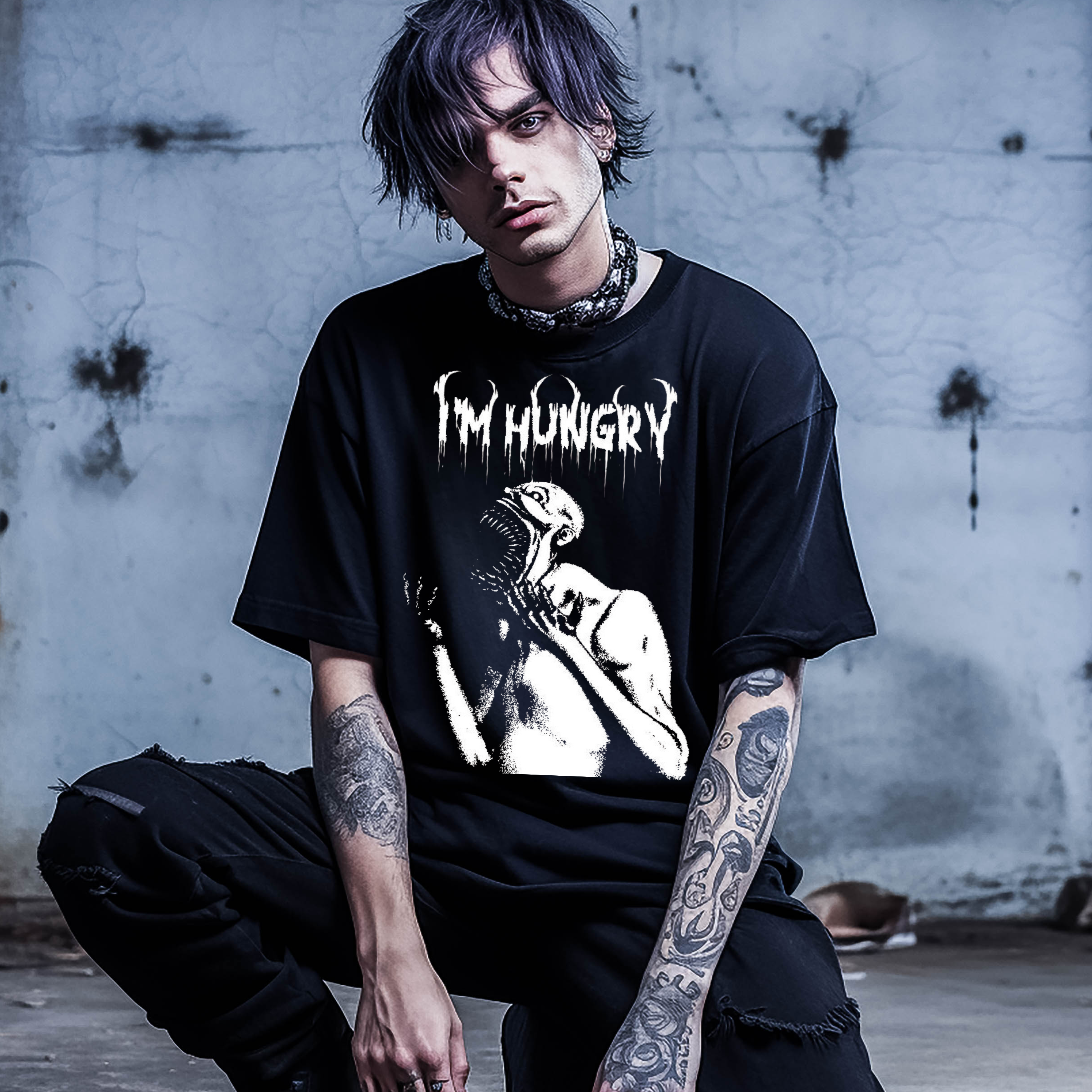 'I'M HUNGRY' - Unisex Alternative T-Shirt