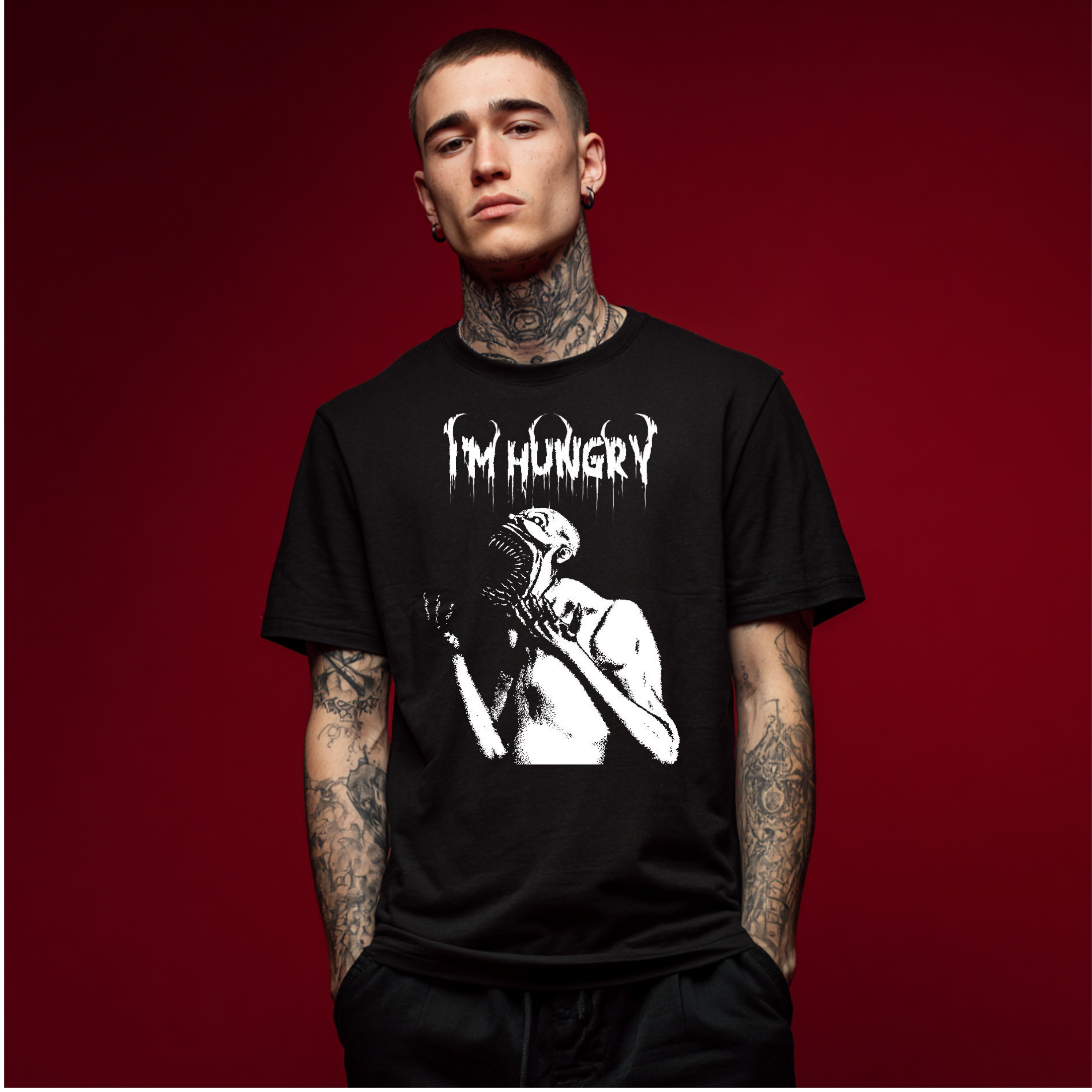 'I'M HUNGRY' - Unisex Alternative T-Shirt