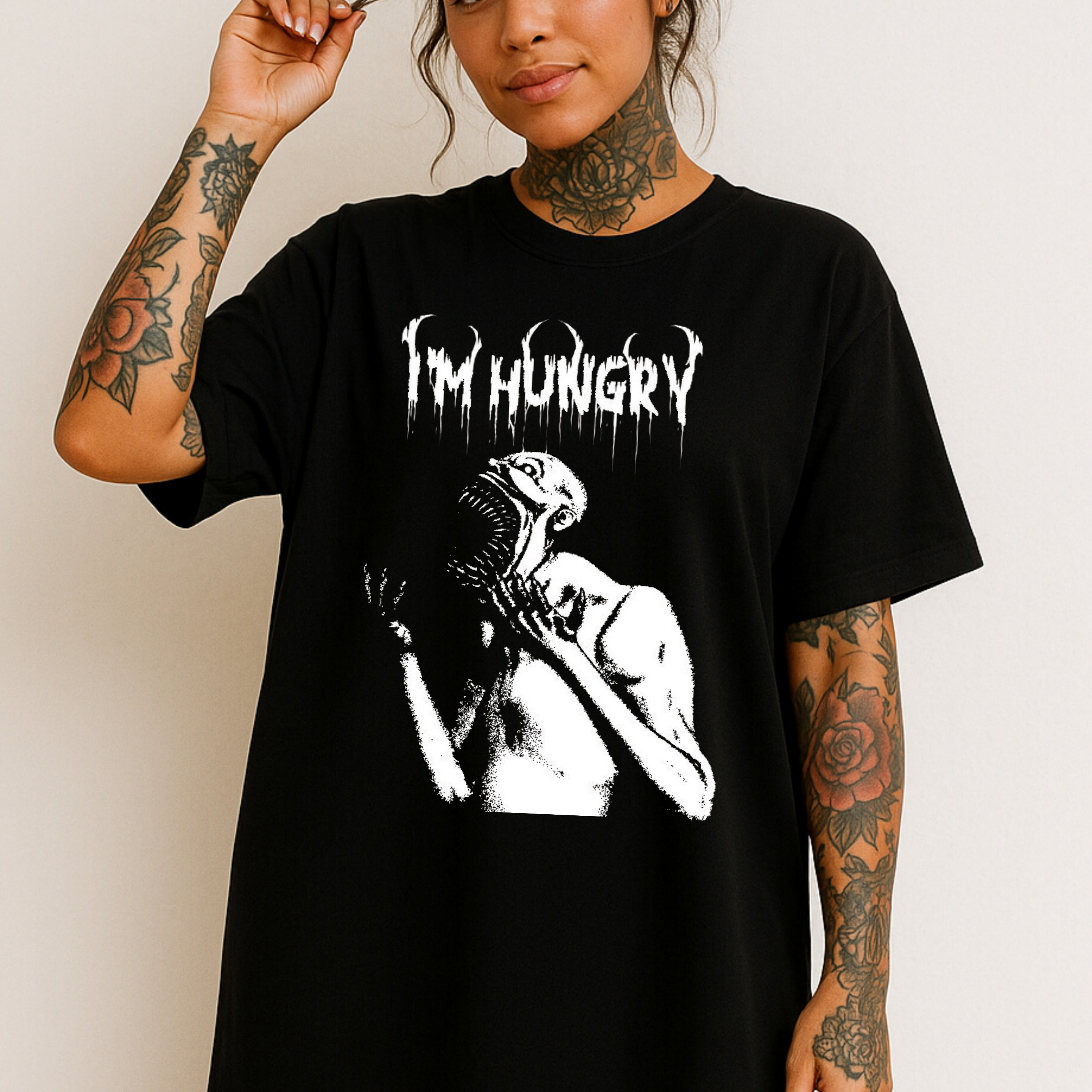 'I'M HUNGRY' - Unisex Alternative T-Shirt