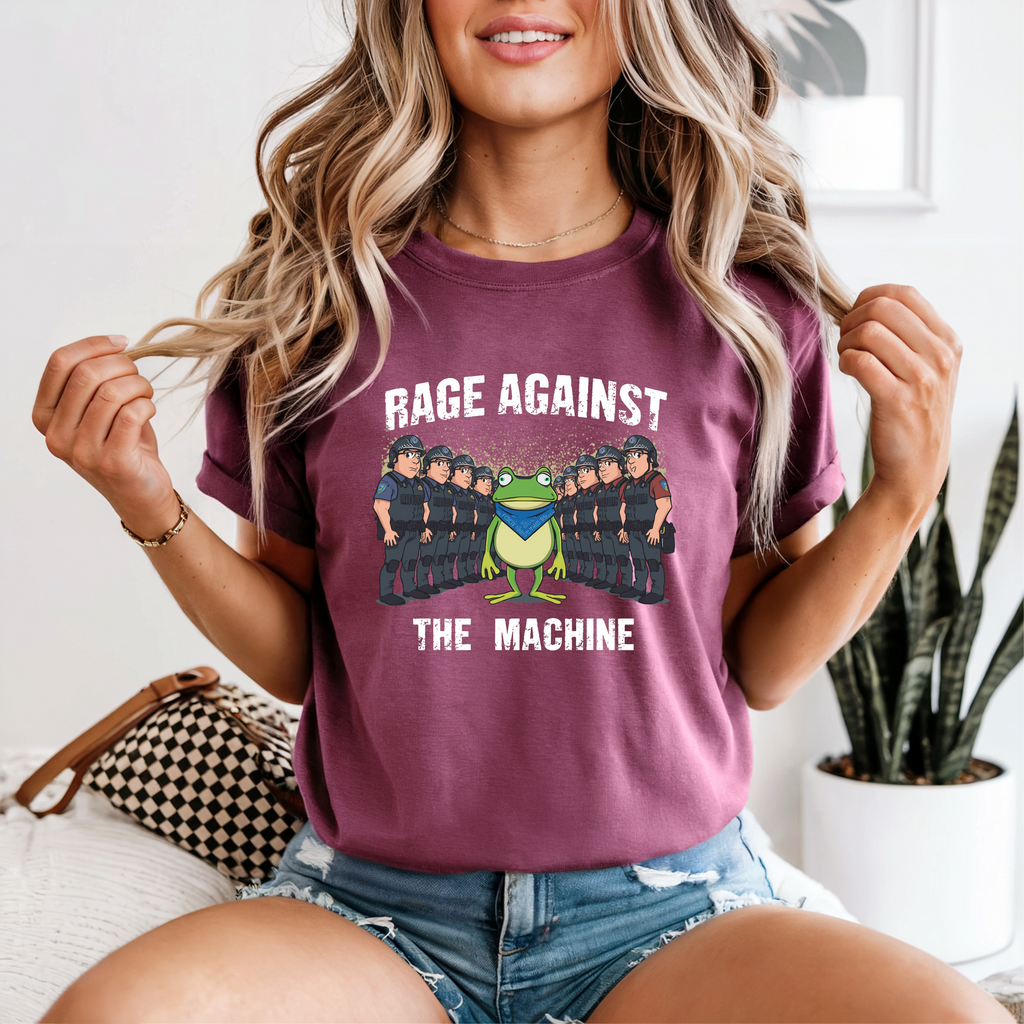 'RAGE AGAINST THE MACHINE' - Unisex Comfort Colors T-Shirt