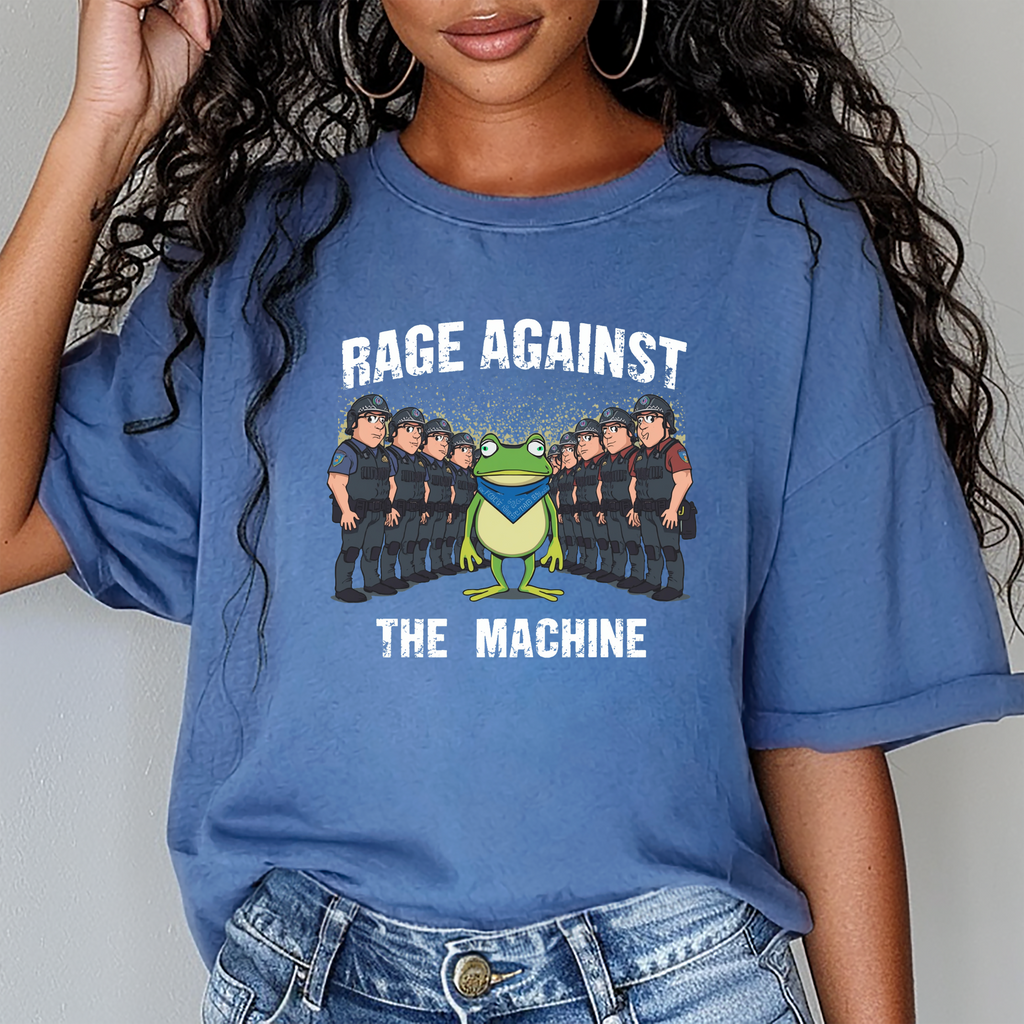 'RAGE AGAINST THE MACHINE' - Unisex Comfort Colors T-Shirt