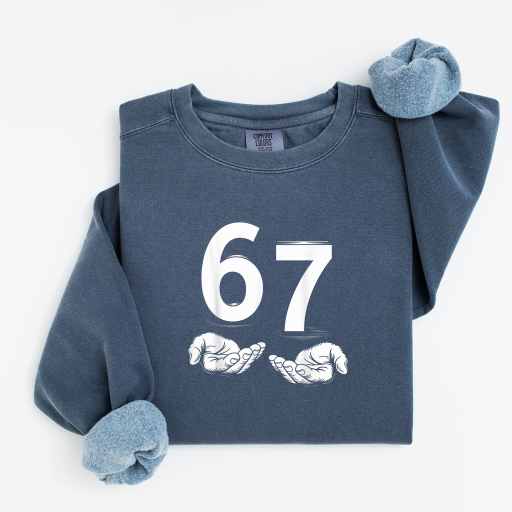 '67' - Unisex Comfort Colors Sweatshirt