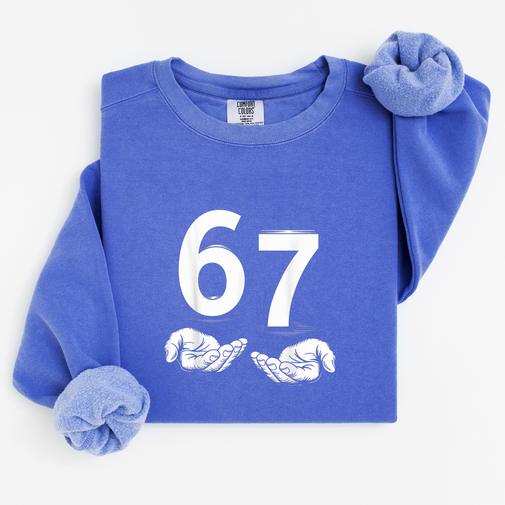 '67' - Unisex Comfort Colors Sweatshirt
