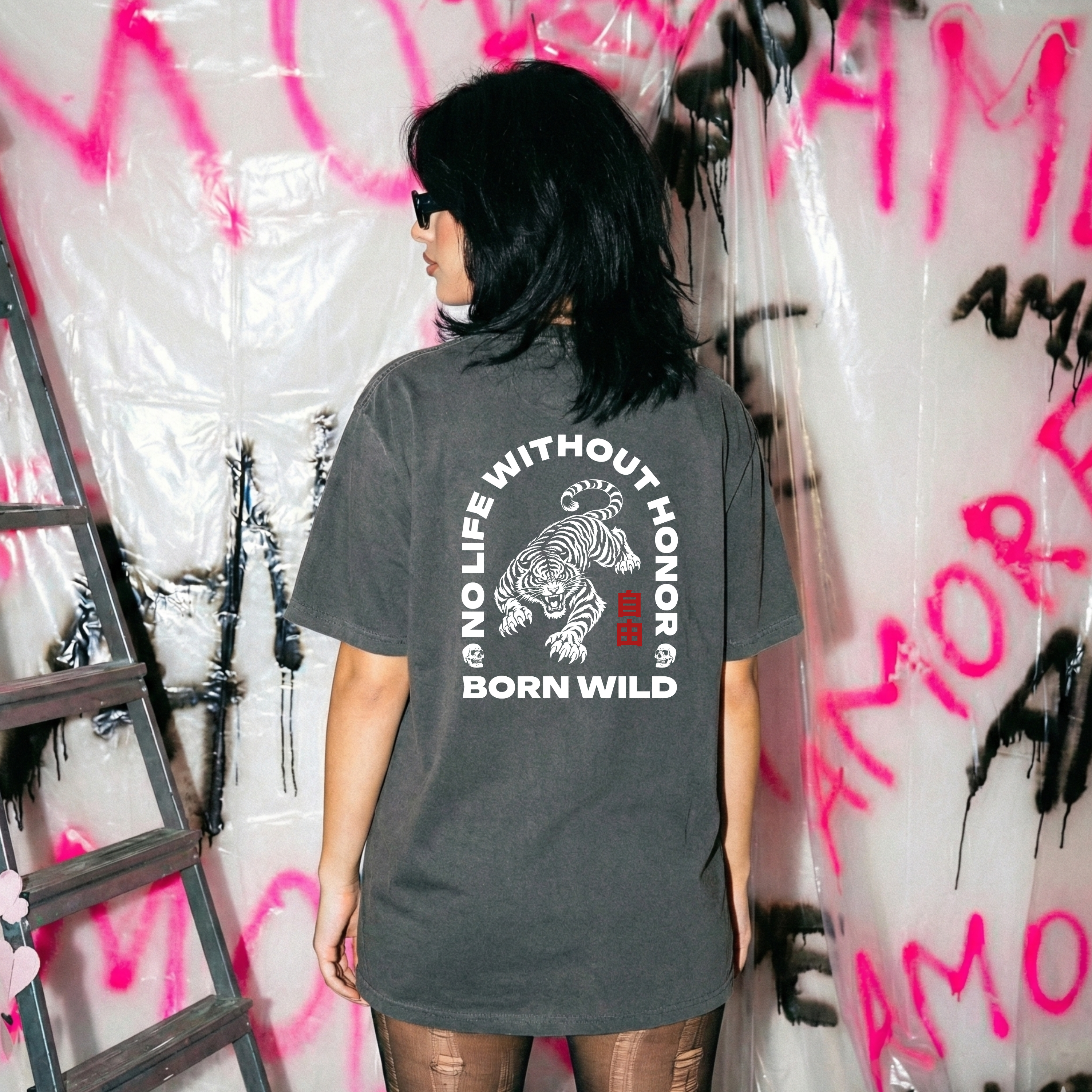 'NO LIFE WITHOUT HONOR-BORN WILD' - Unisex T-Shirt by Comfort Colors