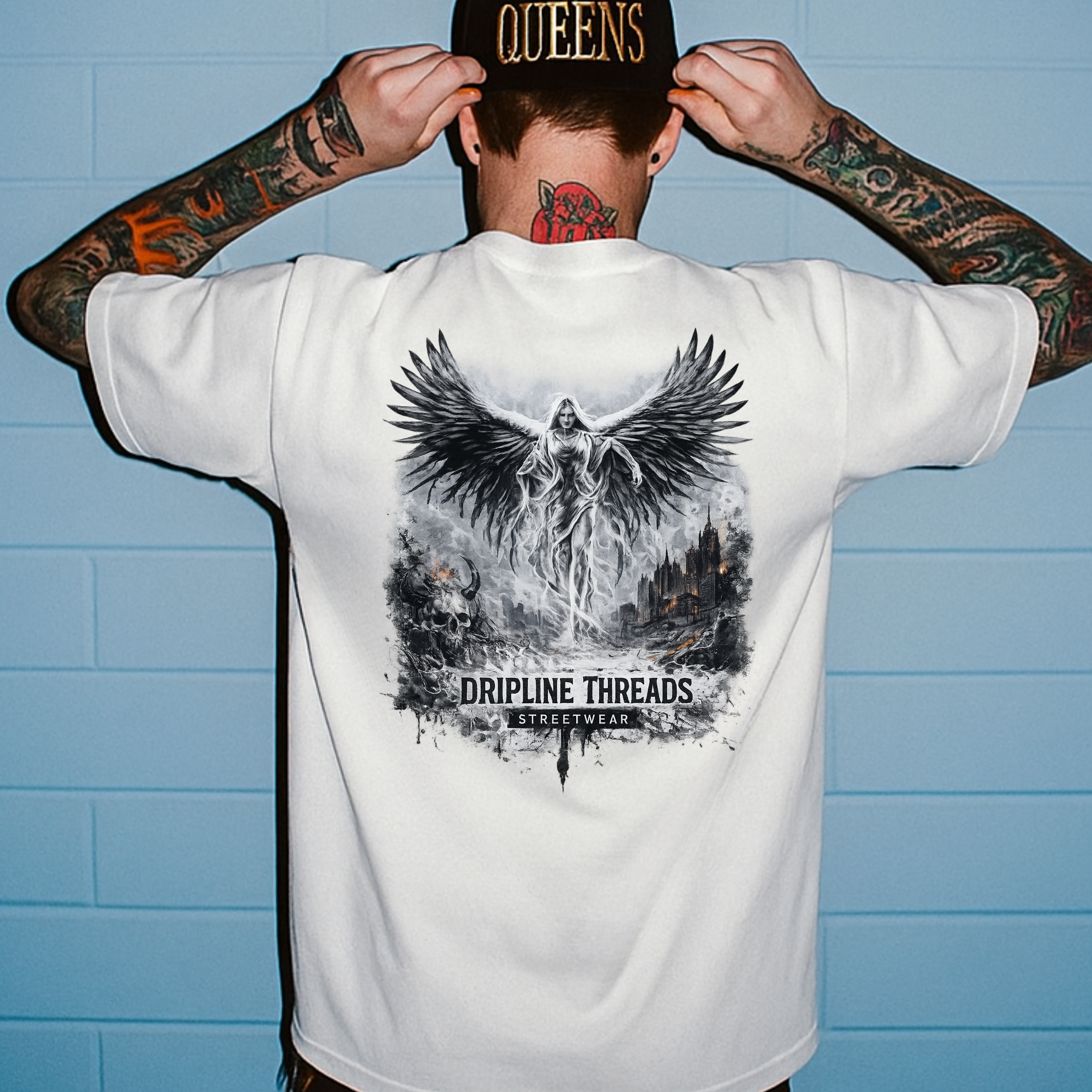 'DRIPLINE THREADS STREETWEAR' - Unisex T-Shirt by Comfort Colors