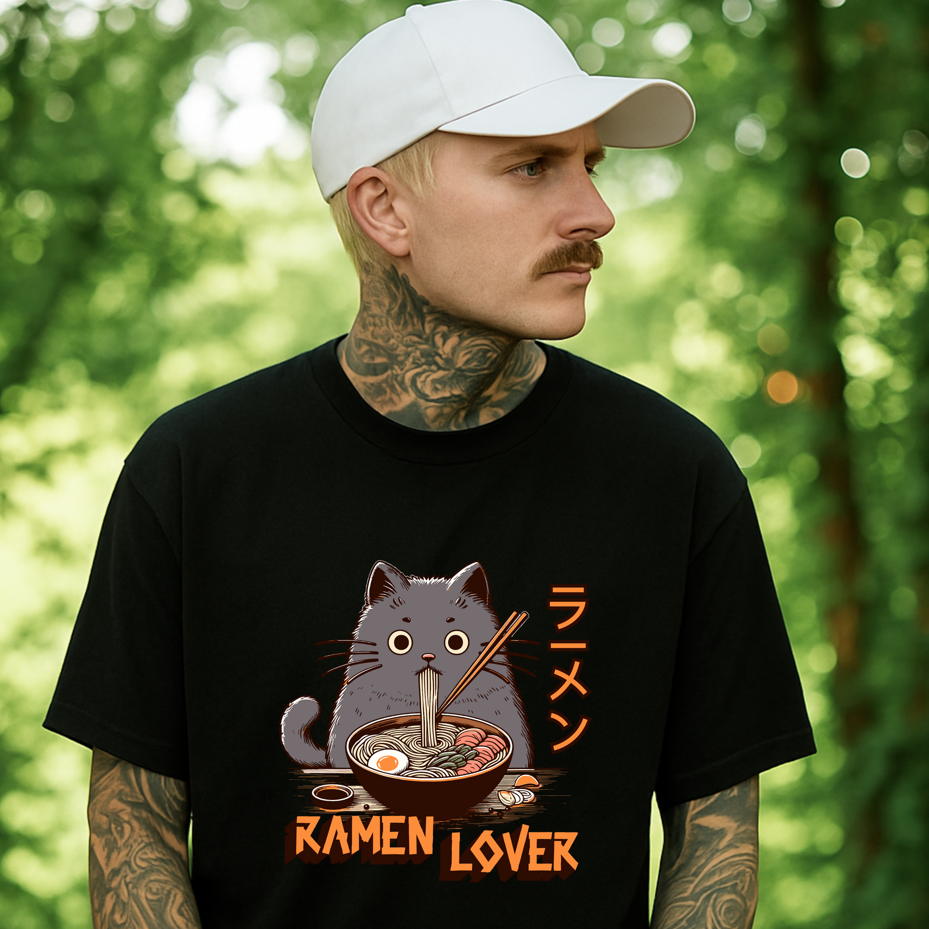 Ramen Lover Cat - Unisex T-Shirt by Comfort Colors