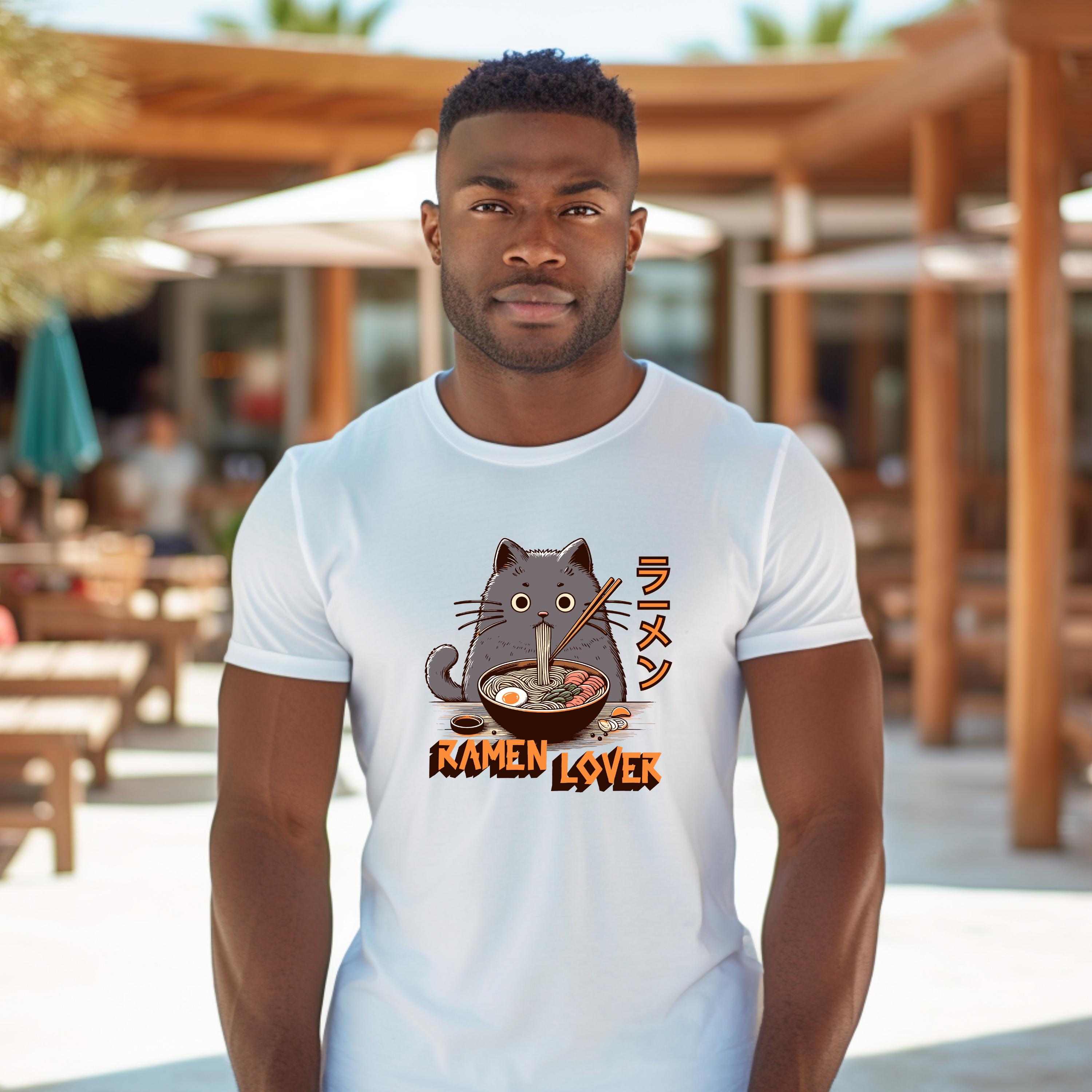 Ramen Lover Cat - Unisex T-Shirt by Comfort Colors