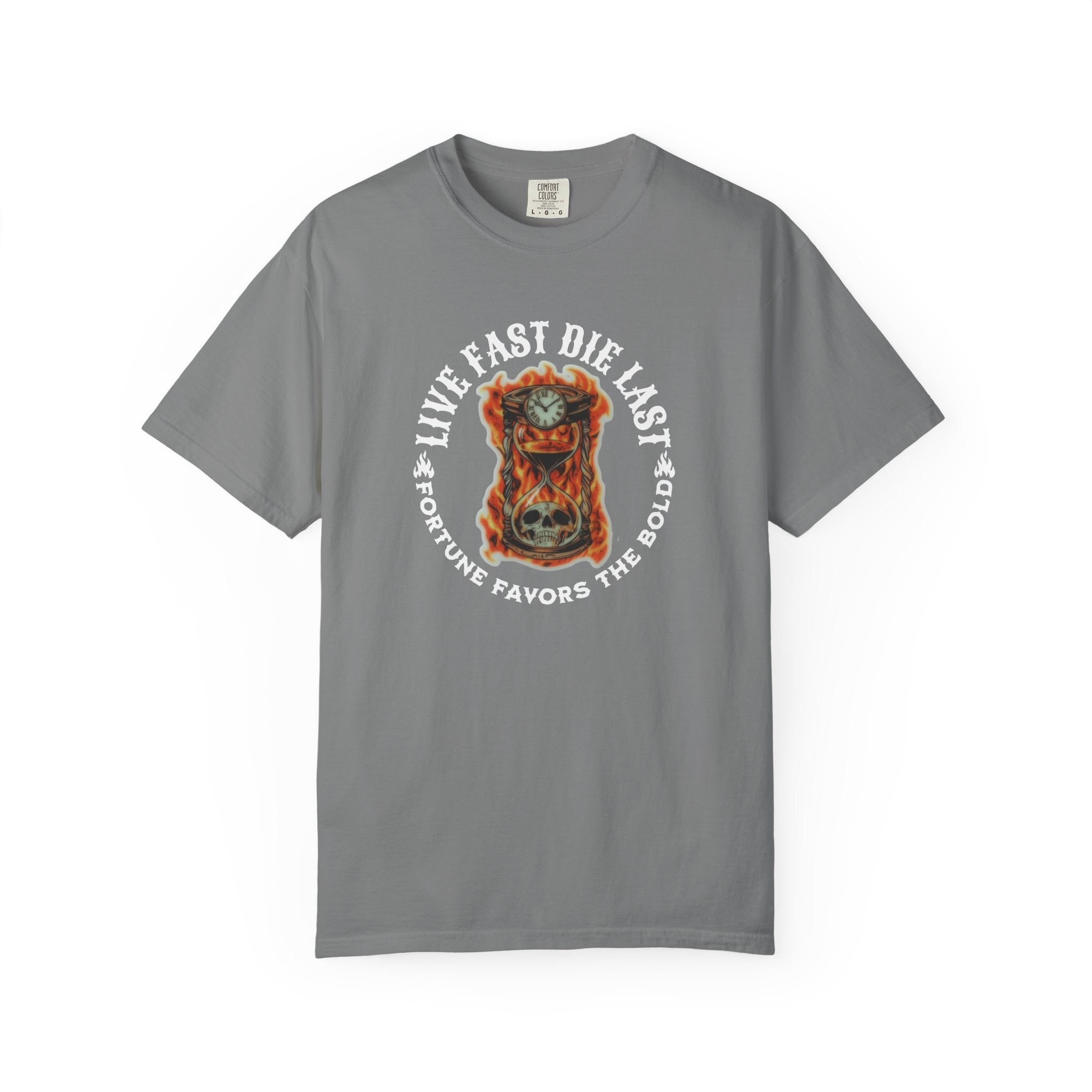 'LIVE FAST-DIE LAST-FORTUNE FAVORS THE BOLD' - Unisex T-Shirt