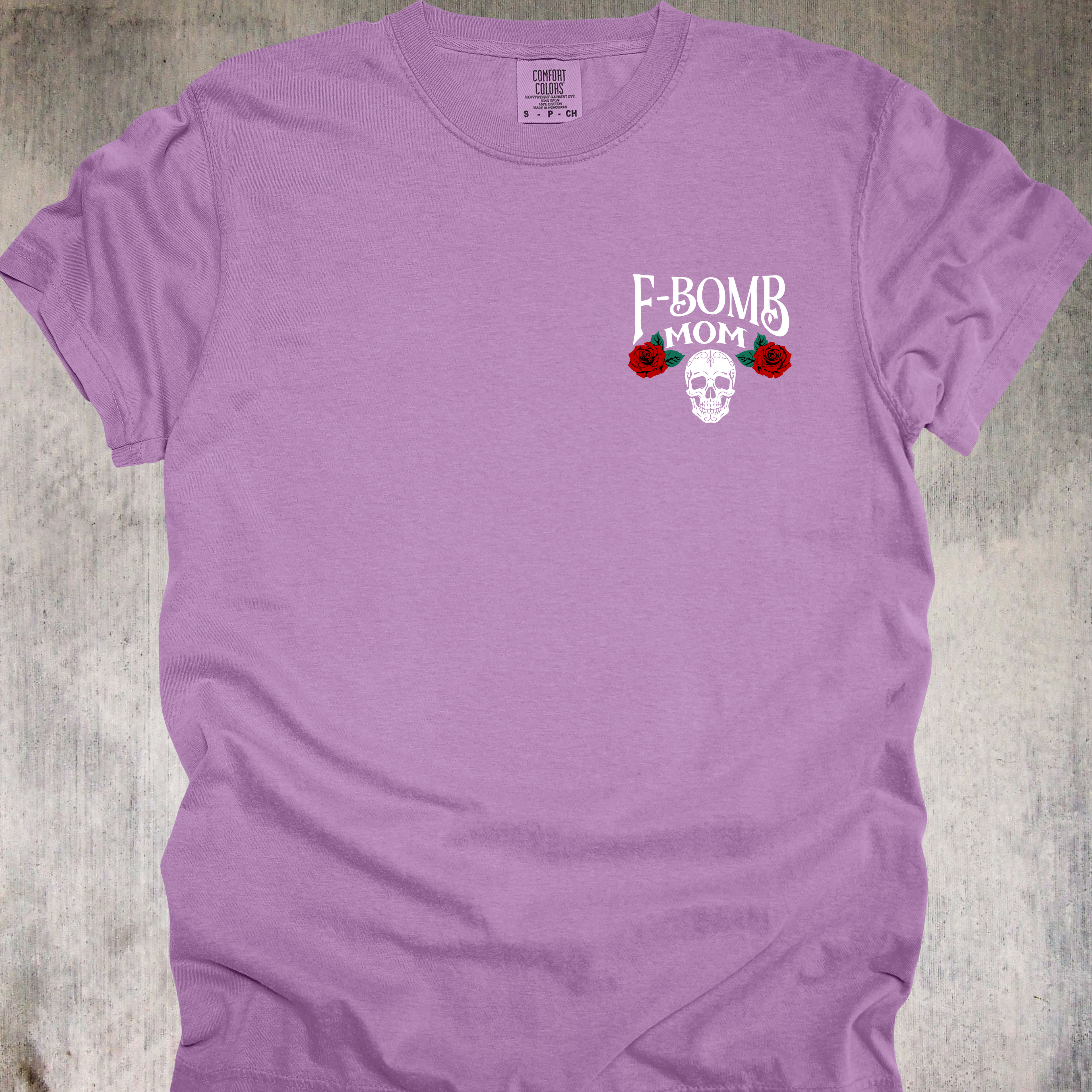 'F Bomb Mom With Tattoos Pretty Eyes And Thick Thighs' - Unisex T-Shirt For That Mom That's Equal Parts Sass, Class, and Badass