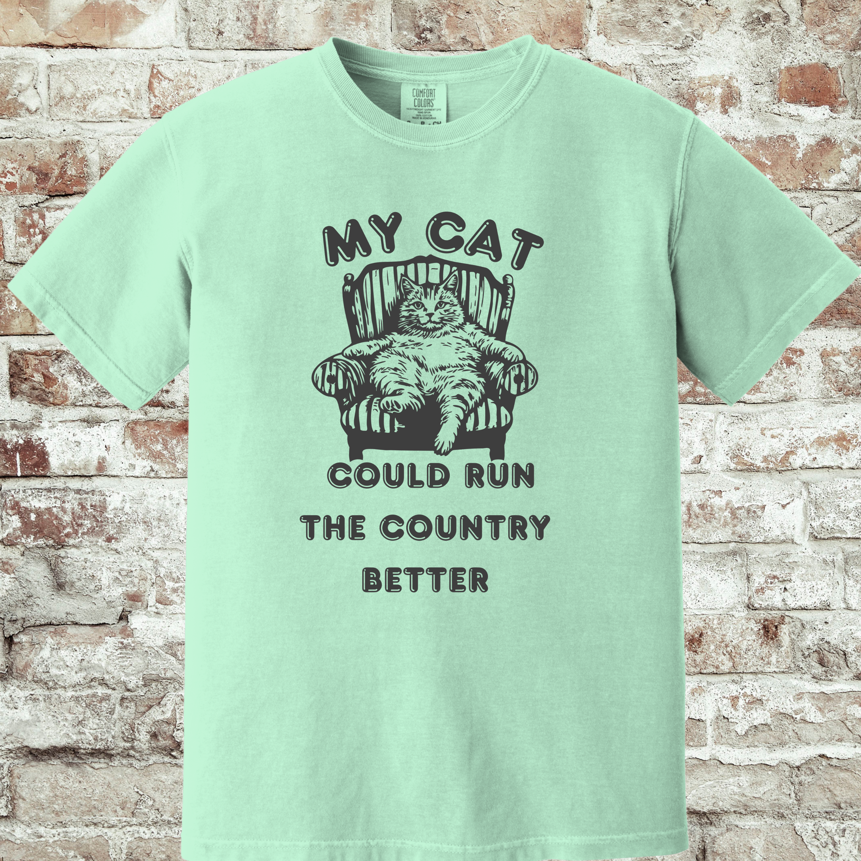 'MY CAT COULD RUN THE COUNTY BETTER' - Unisex T-Shirt